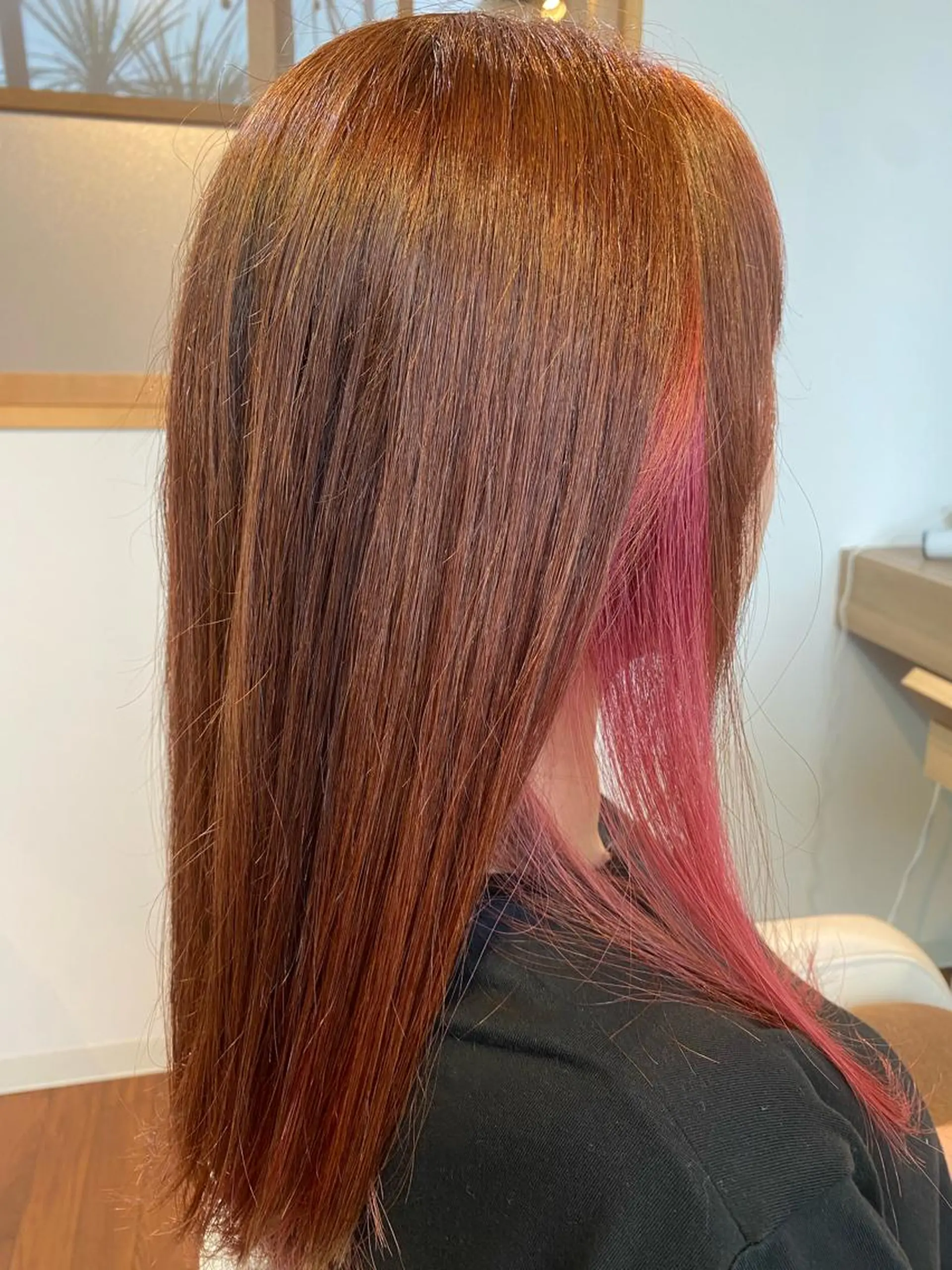 カラー ピンクカラー 高木 SEN SE高崎のヘアスタイル
