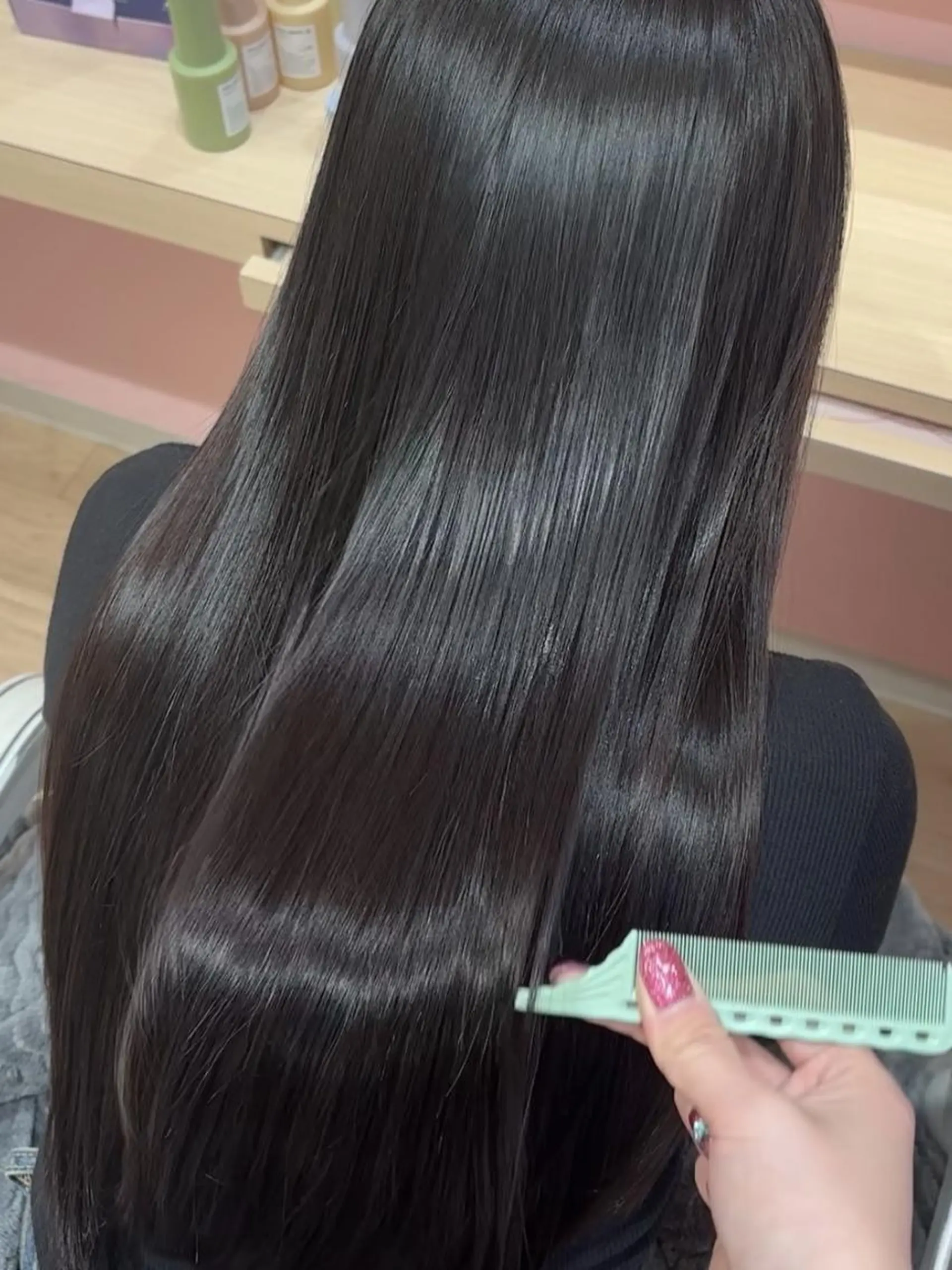 ミディアム トリートメント 透明感カラー⭐︎ コナツのヘアスタイル