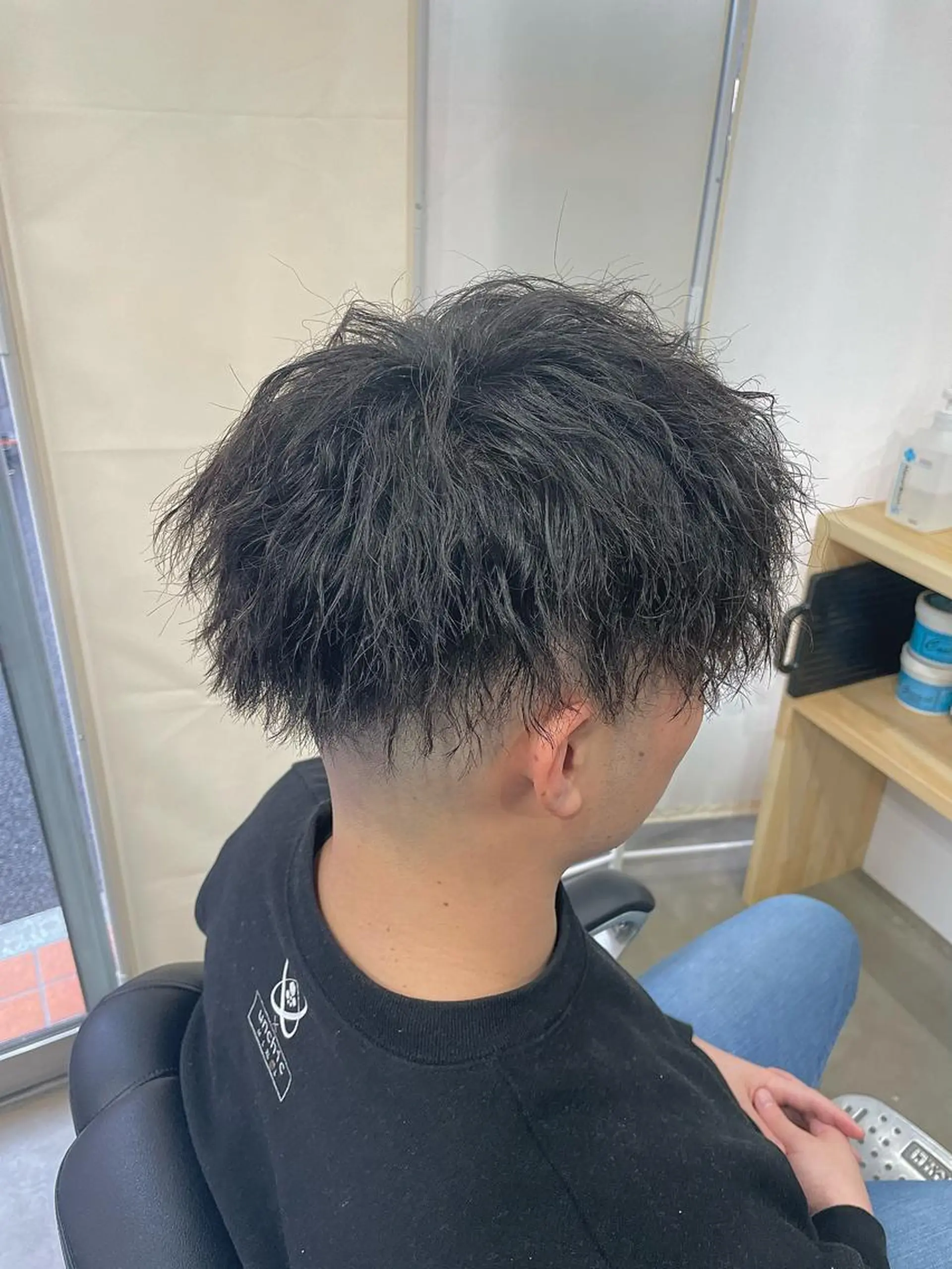 ショート パーマ メンズ カット パーマ 💈メンズパーマ💈 ナカザワ　　リョウのヘアスタイル