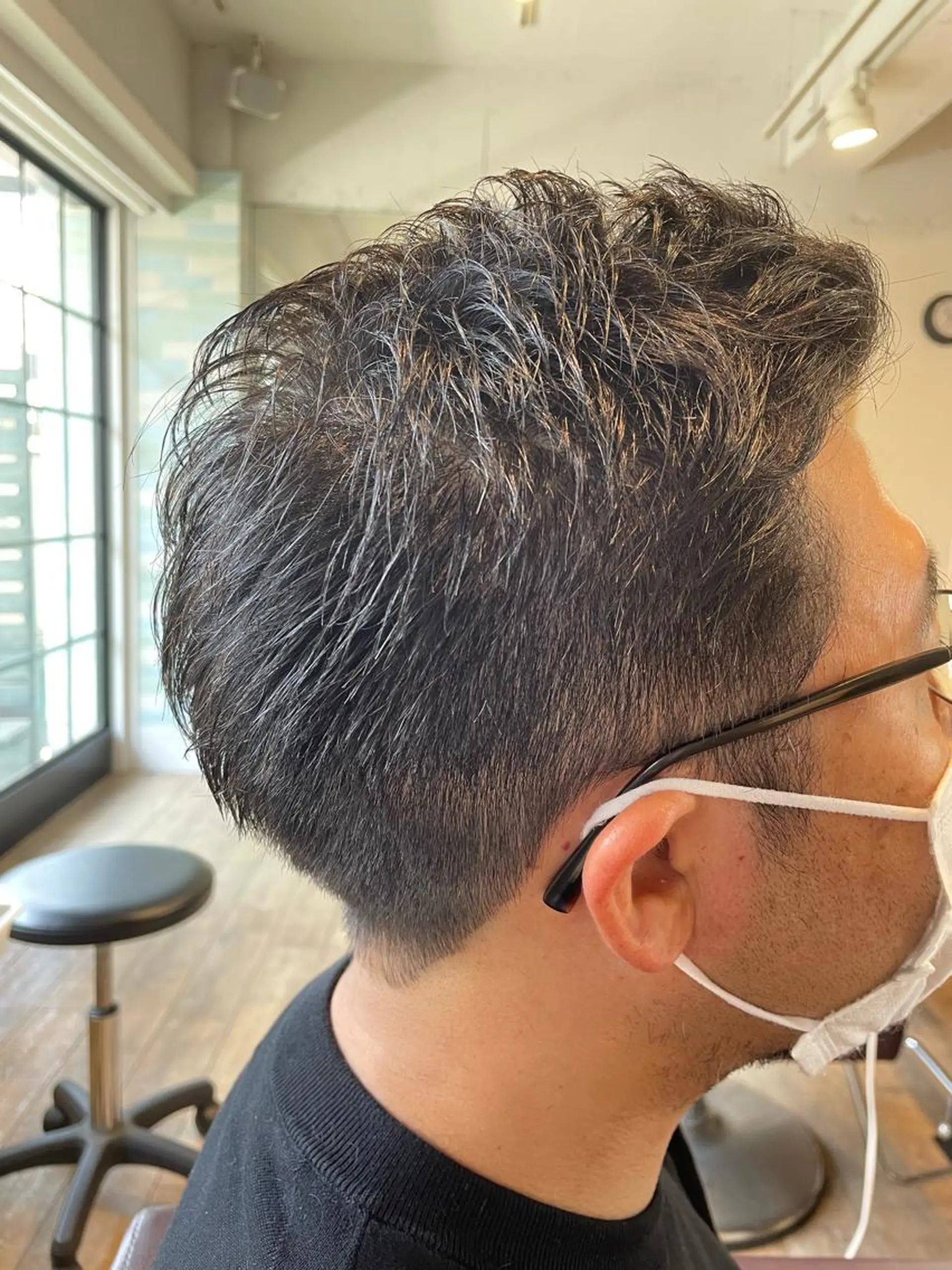 ショート メンズ ショートヘア カット cressエイジングケア レイヤーカット所属・栗原 諒のヘアスタイル