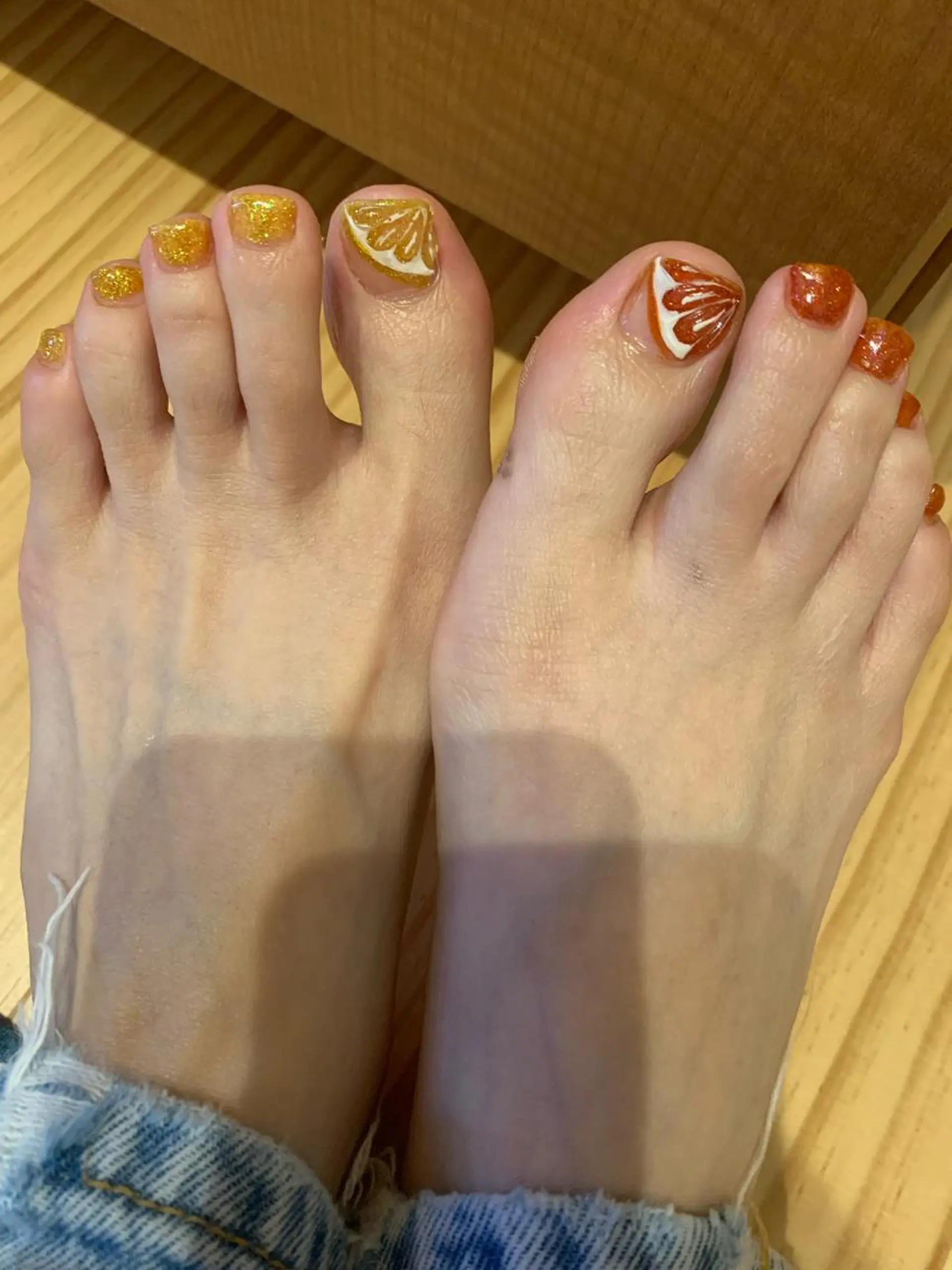 ネイル フットネイル 磯谷 恭子のネイルデザイン