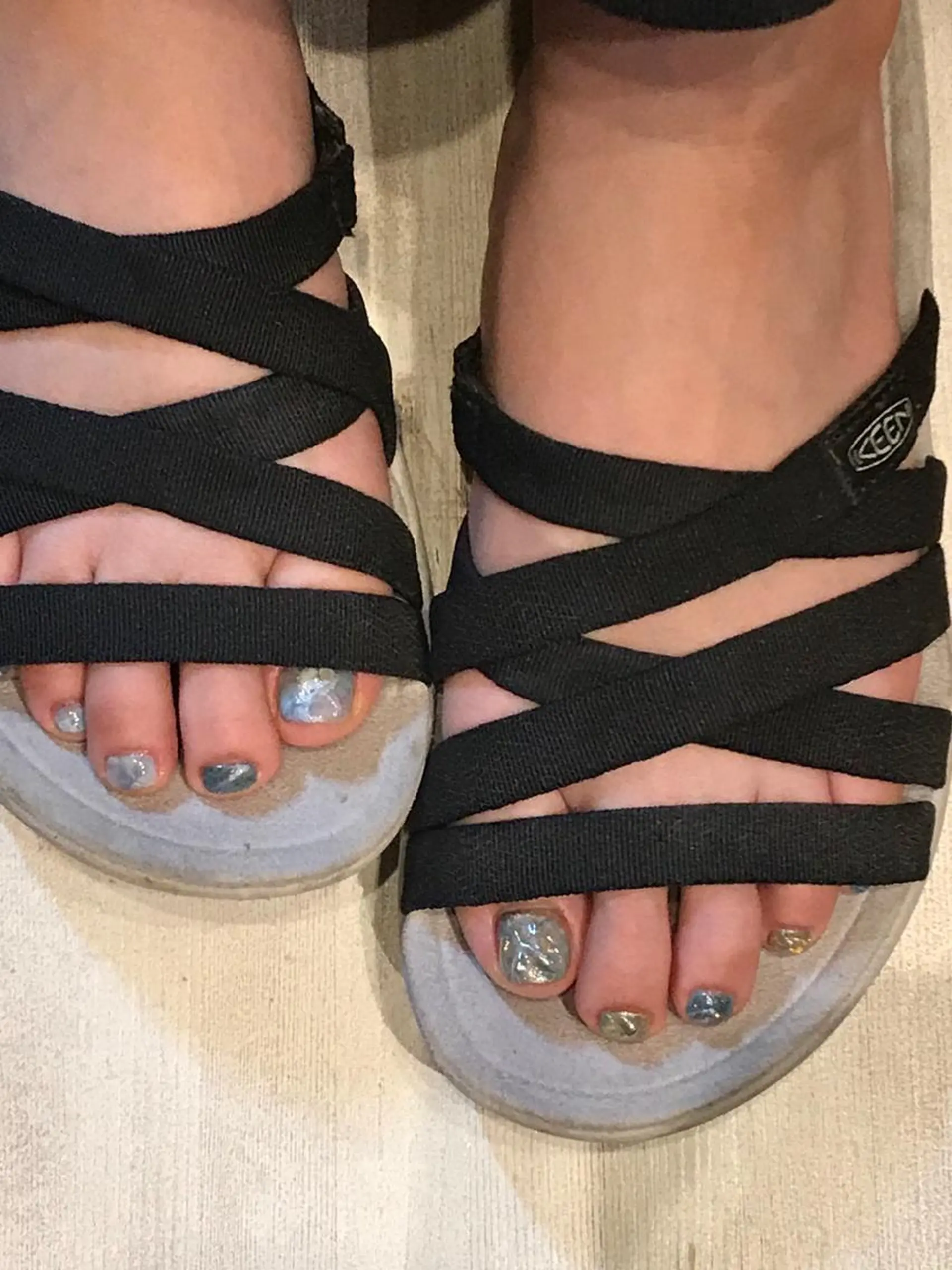 ネイル 大理石ネイル(マーブル) ニュアンスネイル フットネイル 田淵 聖子のマツエク・マツパデザイン