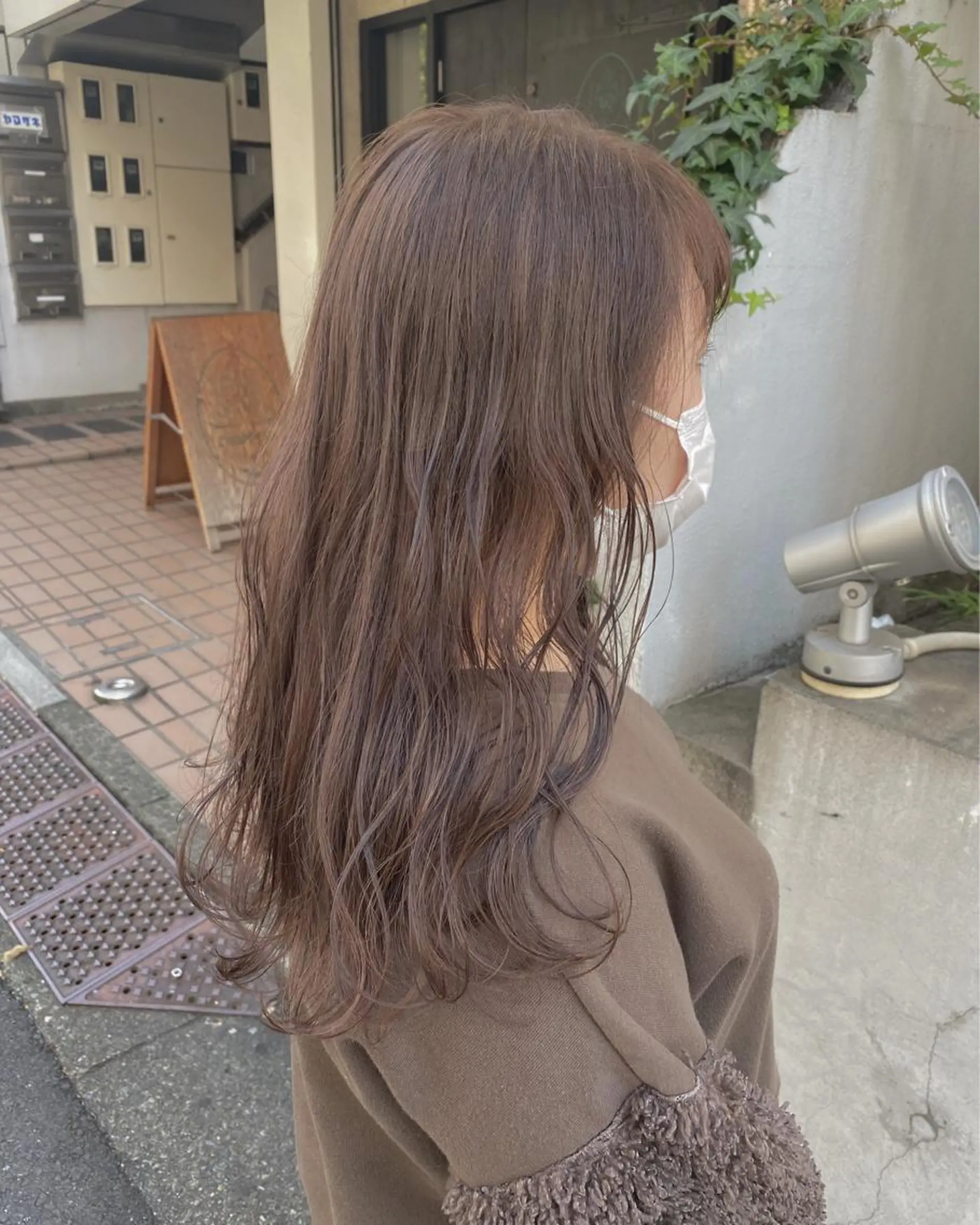 ミディアム カラー IVORY.所属・🟩くすみベージュ/ ショート/ボブ/大司のヘアスタイル