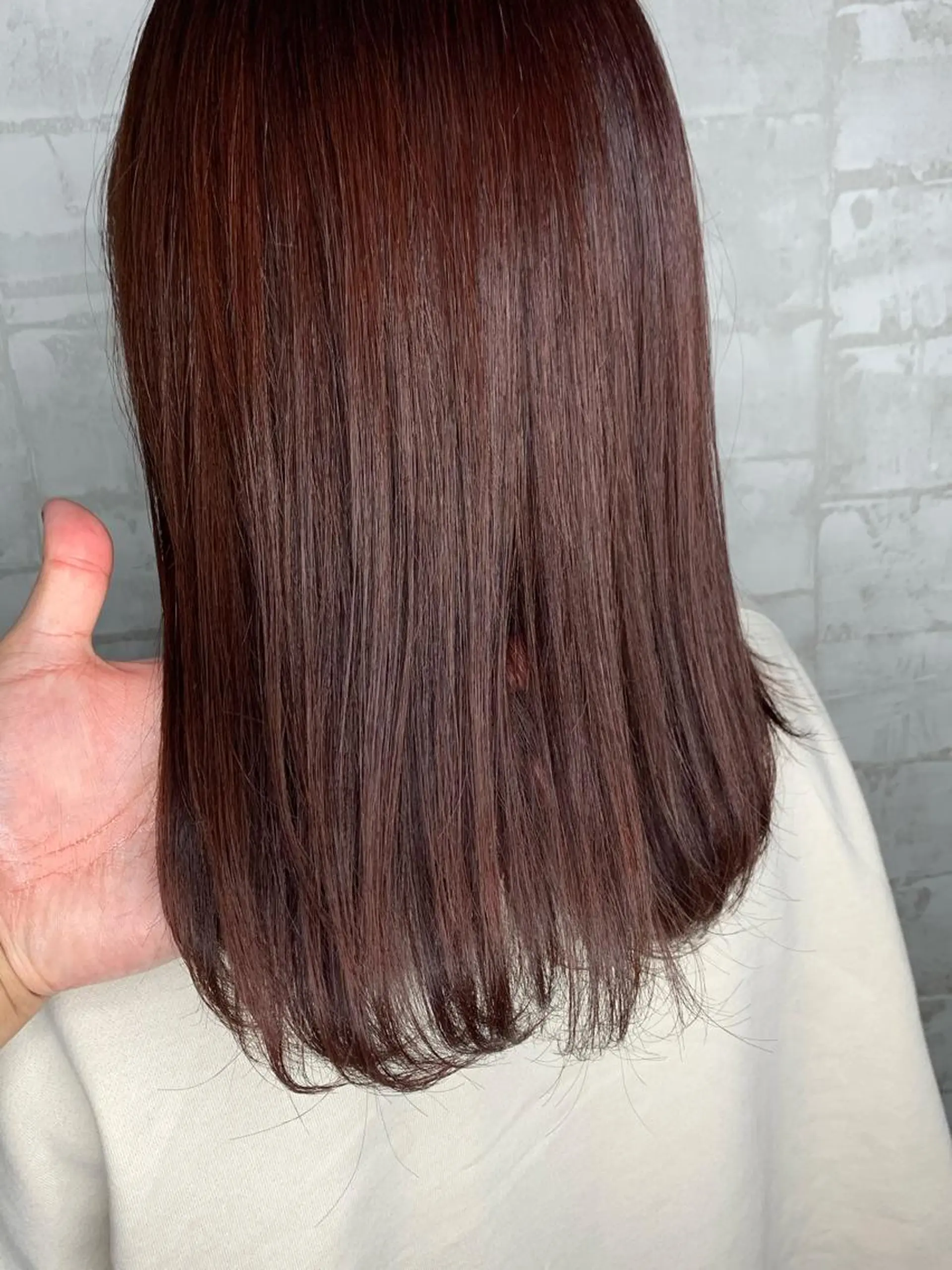 ミディアム カラー ヘアカラー トリートメント 船津武俊 フナツタケトシのヘアスタイル