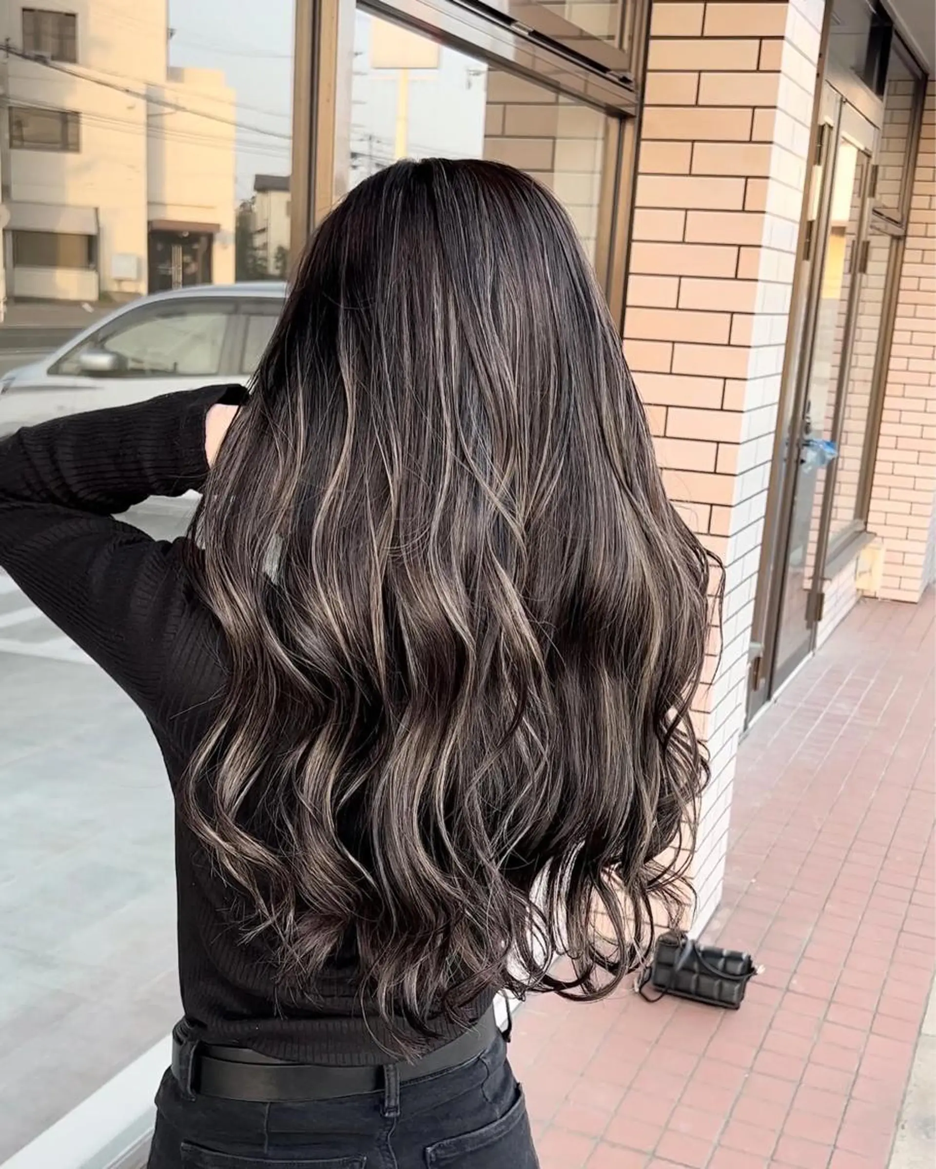 ロング カラー カット ヘアカラー トリートメント lafith hair leco所属・西金 徹のヘアスタイル