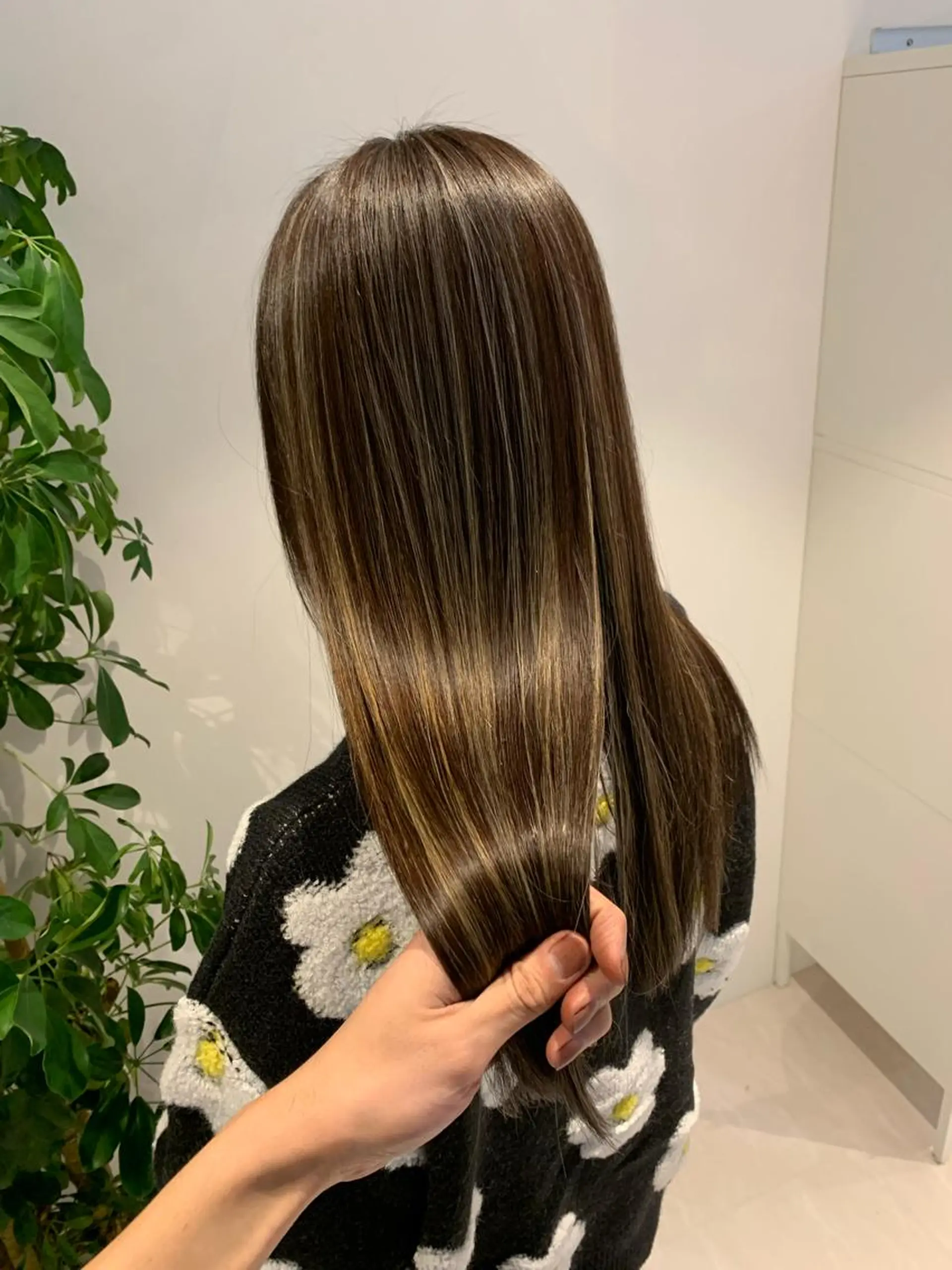ロング カラー カット ヘアカラー トリートメント schon 仙台のヘアスタイル