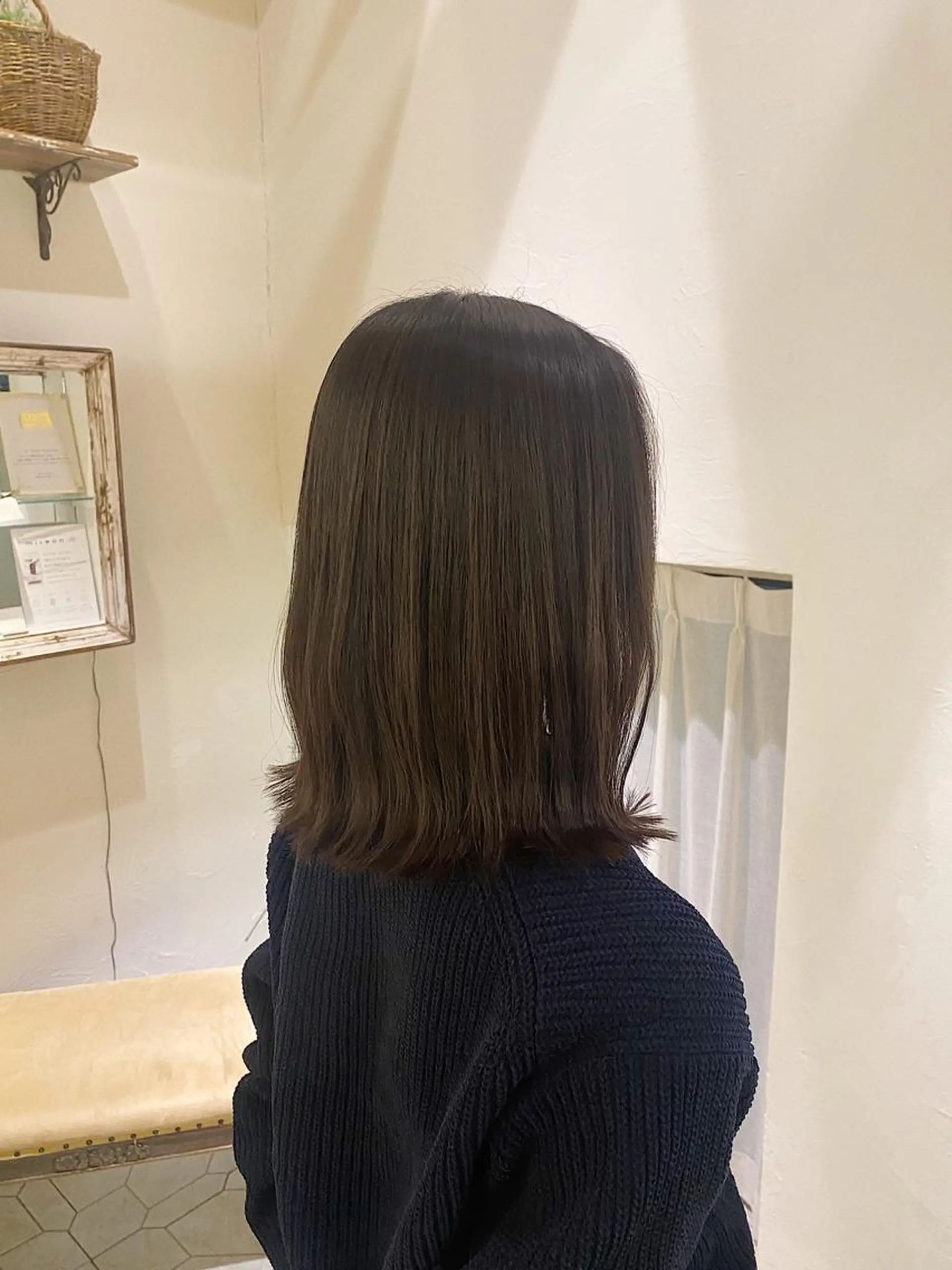 セミロング 艶カラー/ 縮毛矯正 /   タキダのヘアスタイル