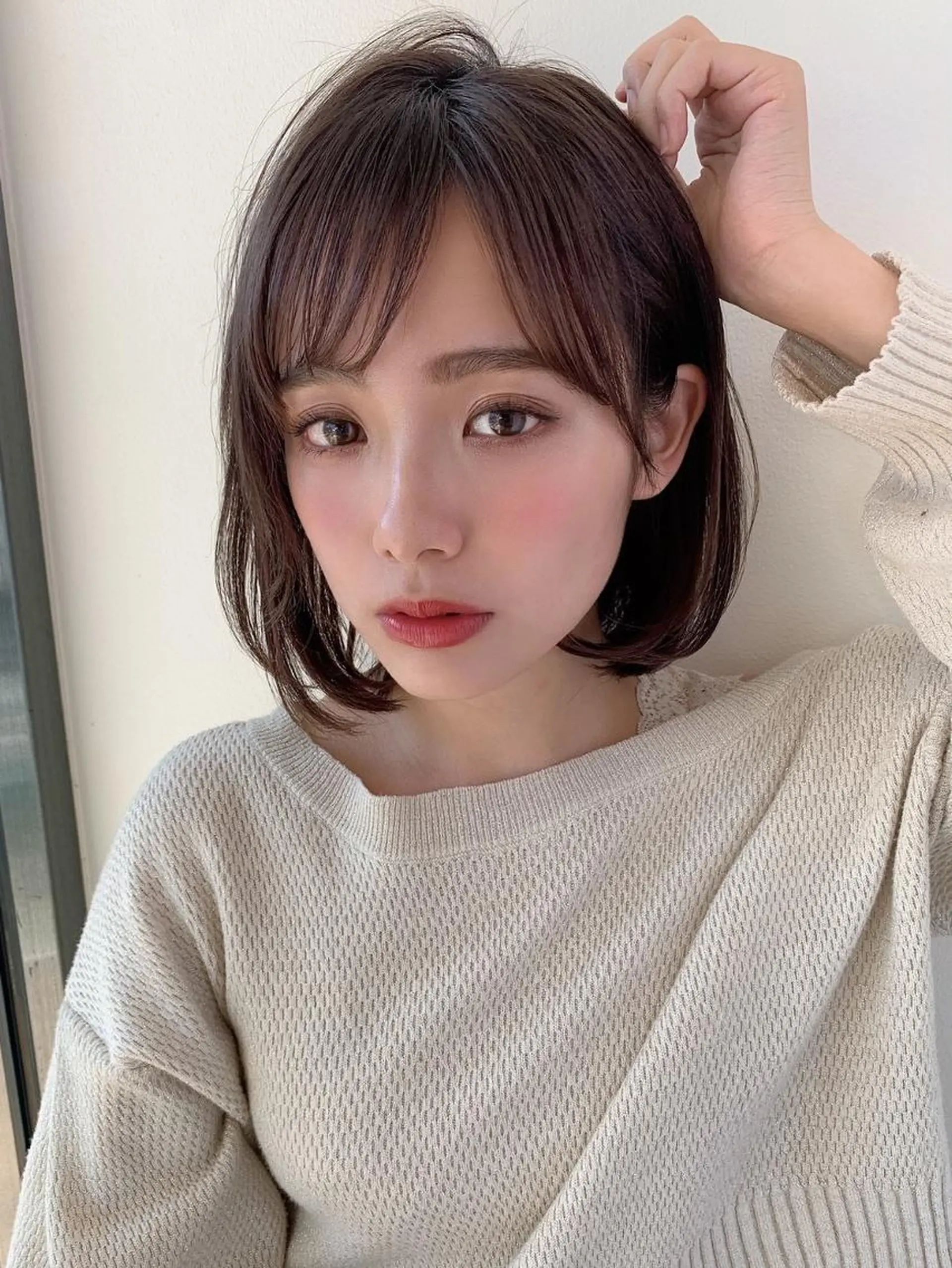 ショート ボブ カット トリートメント _WHITE＋ 南海難波店のヘアスタイル