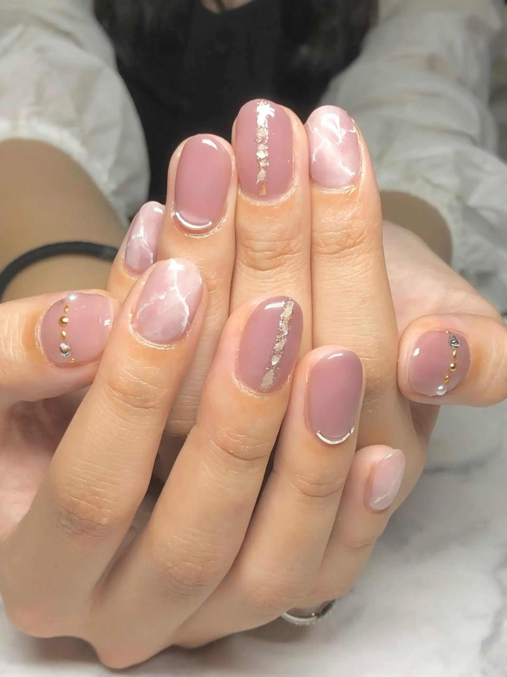 ショート ネイル 🦋Kiyomi. 🦋のネイルデザイン