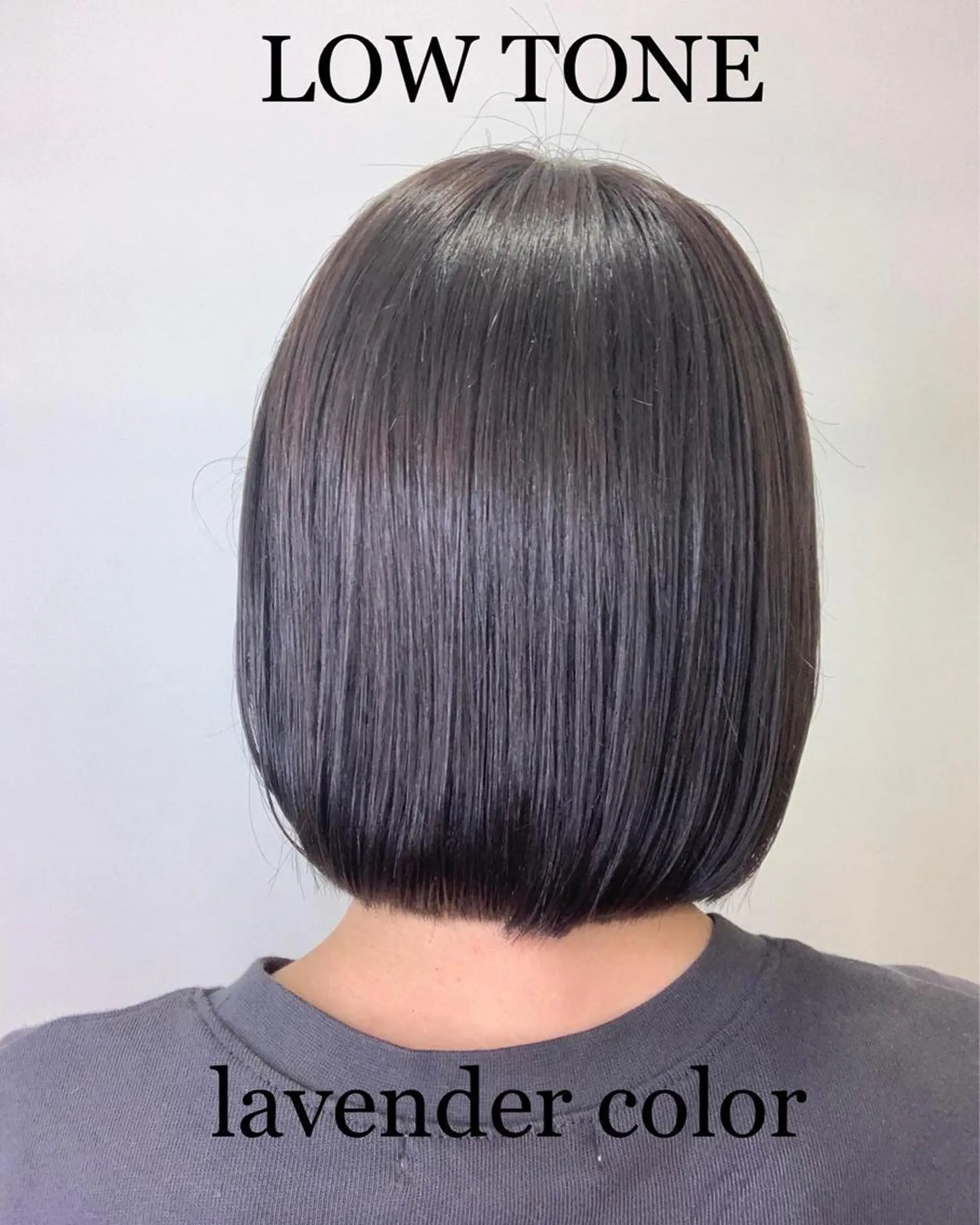 ショート カラー 透明感カラー ラベンダーカラー ボブ 縮毛矯正 髙橋 歩のヘアスタイル
