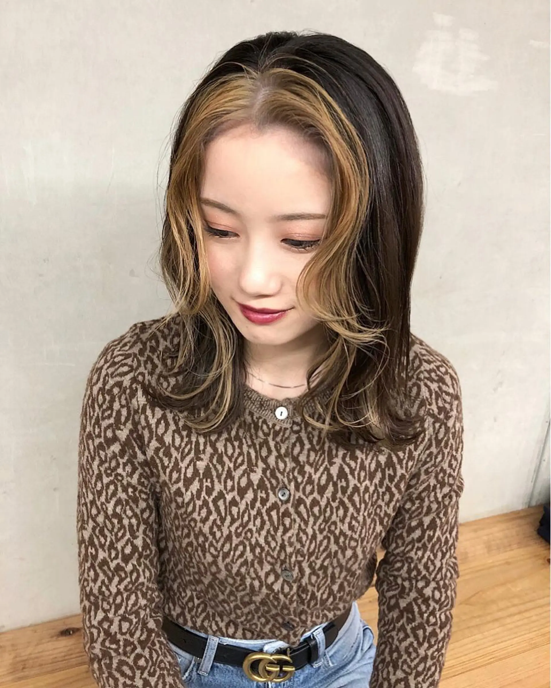 ミディアム カラー パーマ ヘアアレンジ BRUNTJET所属・MAEDA MADOKAのヘアスタイル