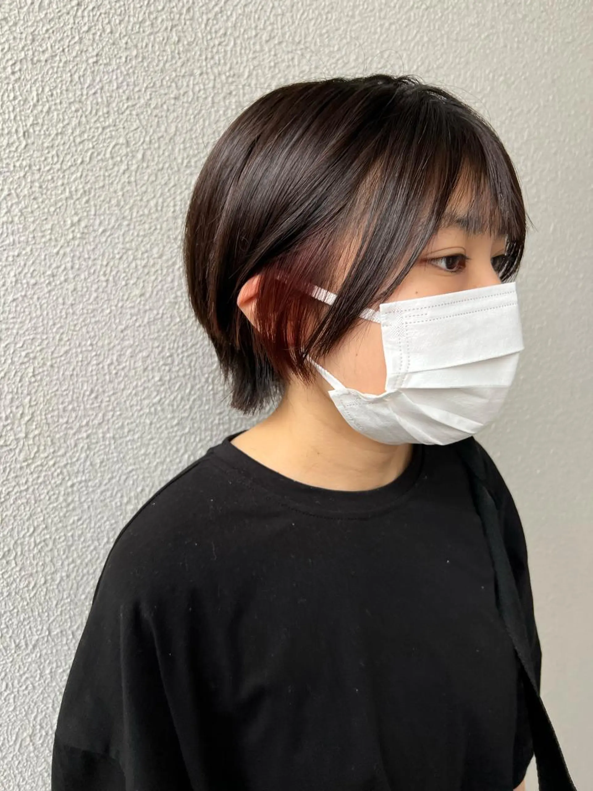 ショート カラー イヤリングカラー 柳澤 和也のヘアスタイル