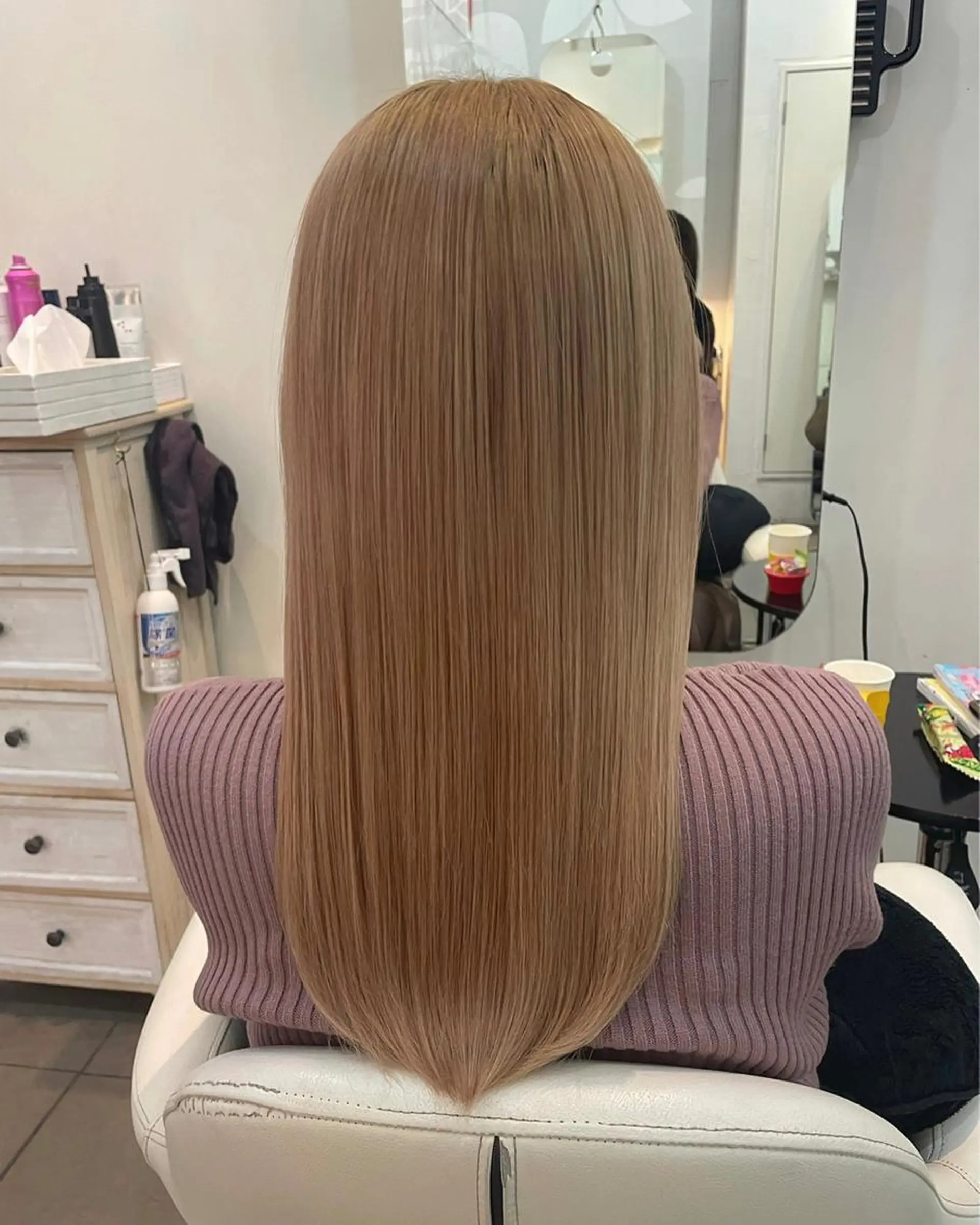 ロング 髪質改善 トリートメント 酸熱トリートメント index hair 錦糸町所属・鶏内 まゆのヘアスタイル