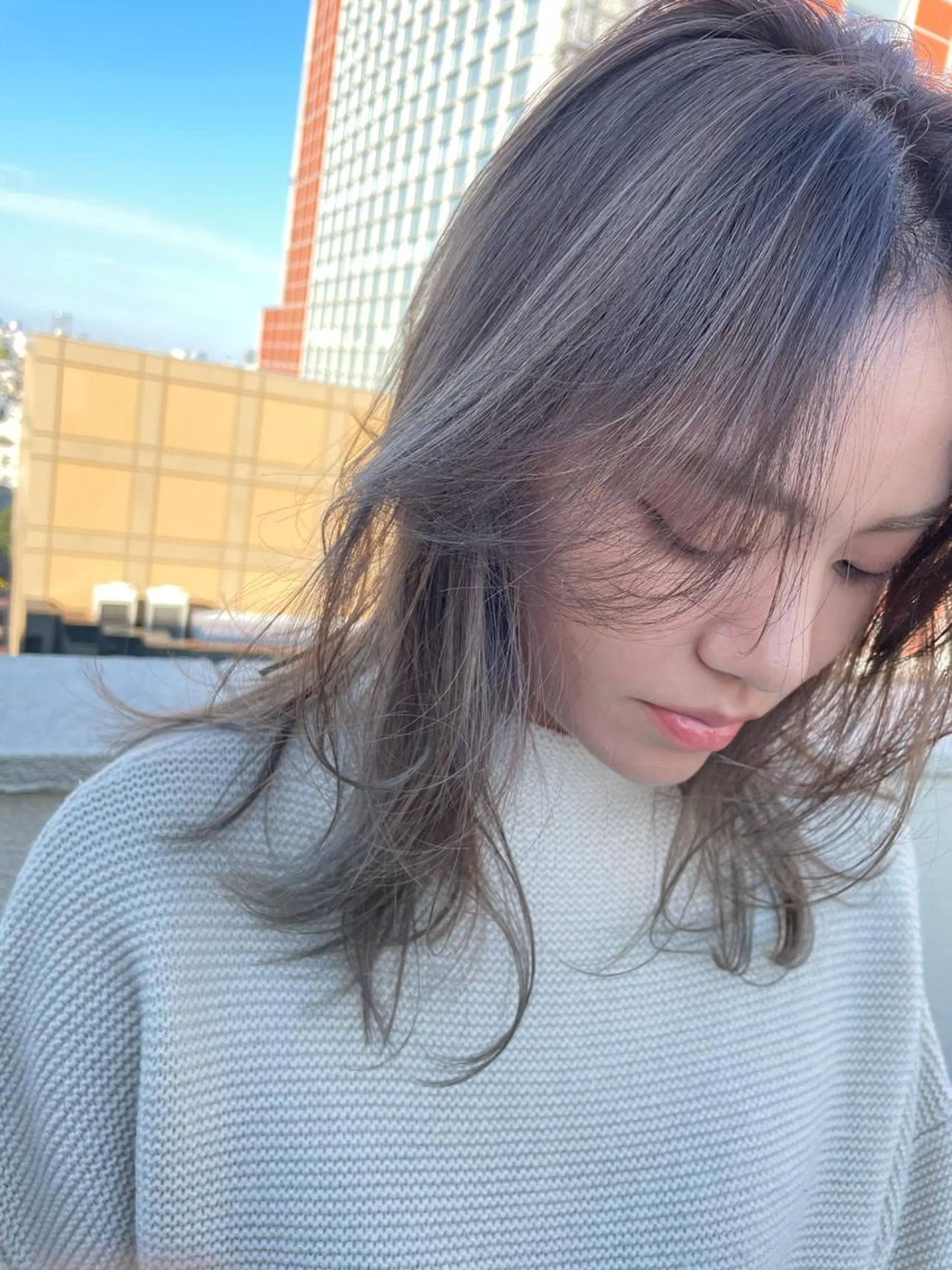 ミディアム カット ヘアカラー トリートメント 髪質改善×縮毛矯正 HairDr.LINO駒沢【リノ】所属・mam. mamicoのヘアスタイル
