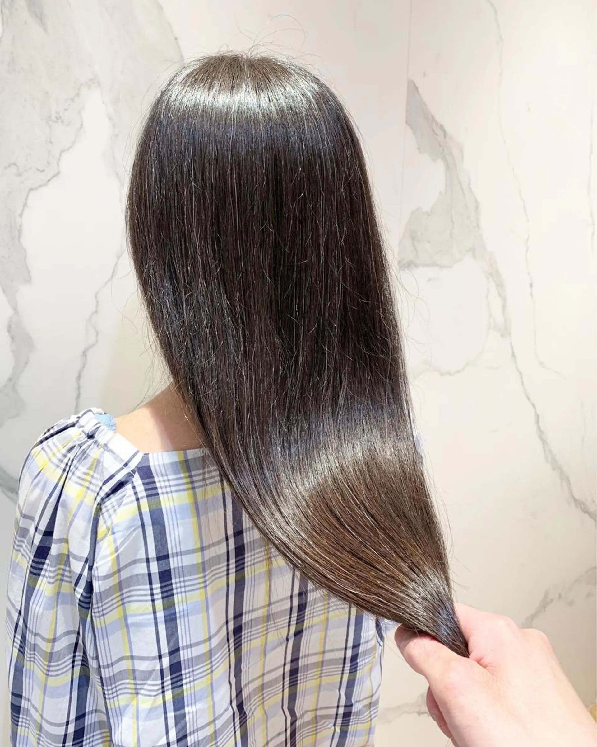 ロング カラー パーマ ヘアアレンジ メンズ キッズ ネイル マツエク・マツパ メンズバレイヤージュ マッシュ バレイヤージュ 斜めバング レイヤーカット カット 縮毛矯正 角床直哉 カラーカットNO 1のヘアスタイル