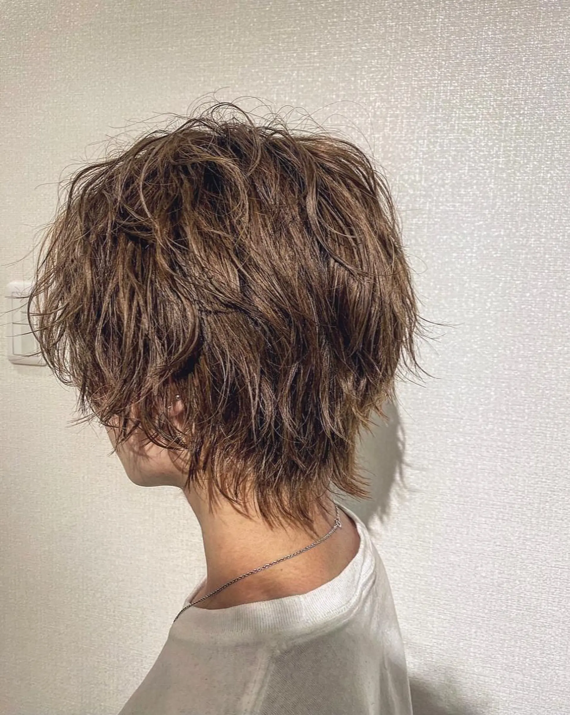 ショート カラー パーマ メンズ カット ヘアカラー パーマ TELA  HAIR 土浦所属・TELA HAIR 副代表　岡田のヘアスタイル