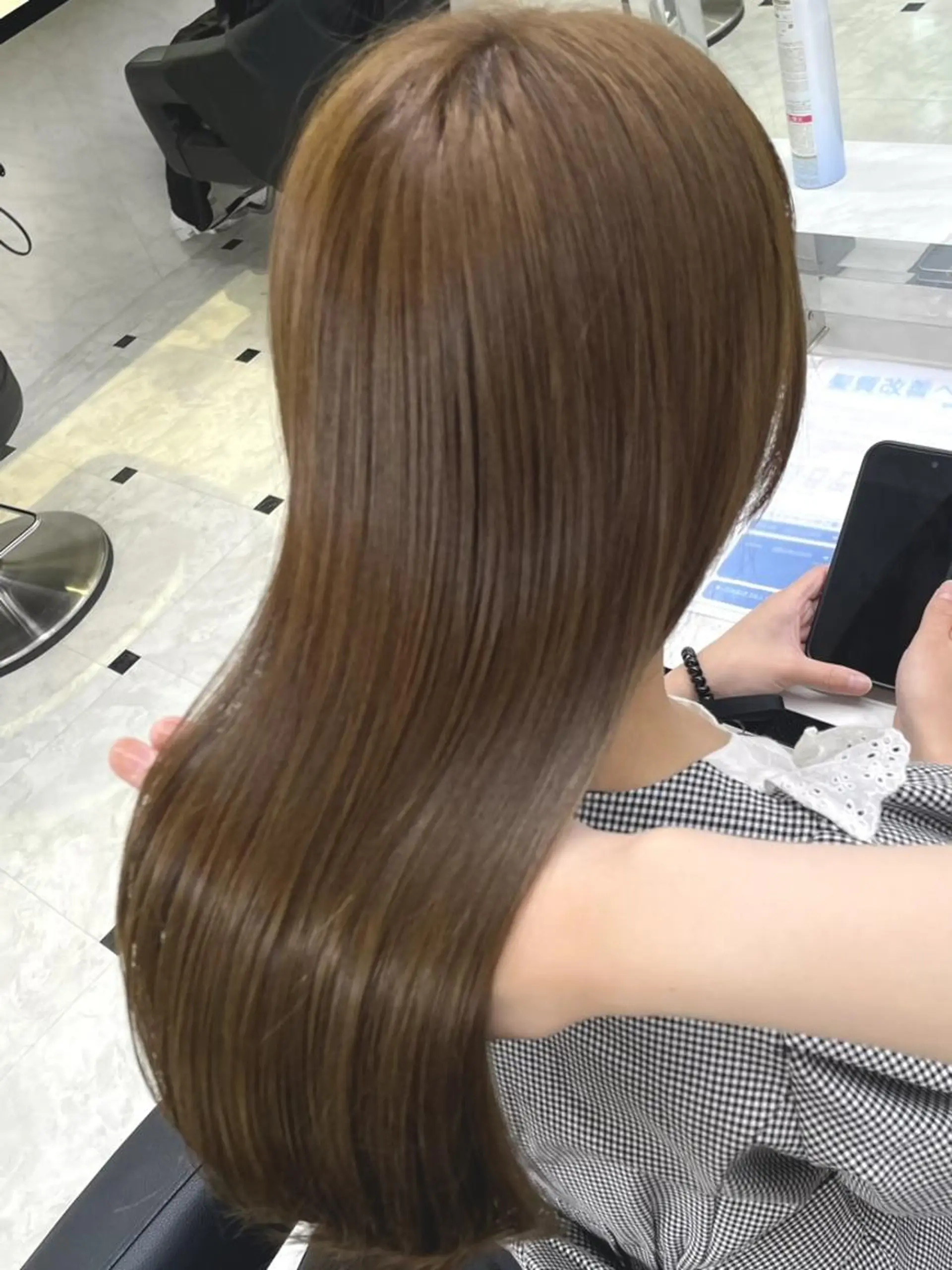 カラー 赤みなしベージュ🤎 🍃横浜101のヘアスタイル