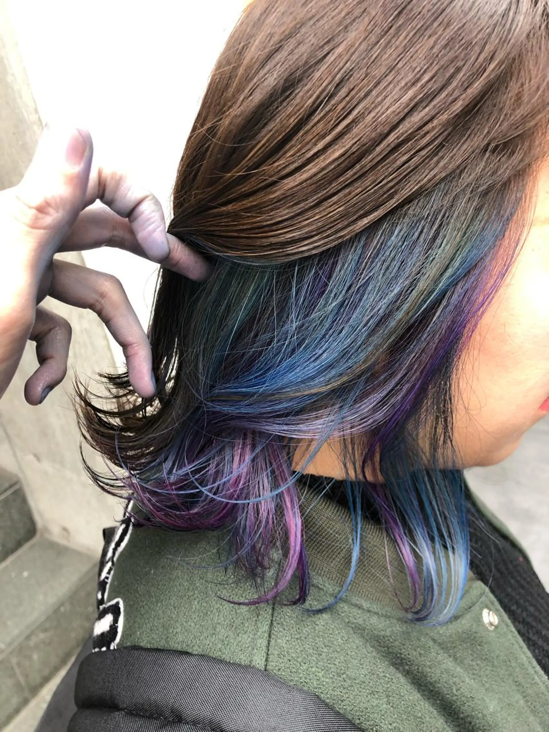 ショート カラー ユニコーンカラー カット ヘアカラー トリートメント 原宿サロン代表 デザインカラー伊藤卓のヘアスタイル