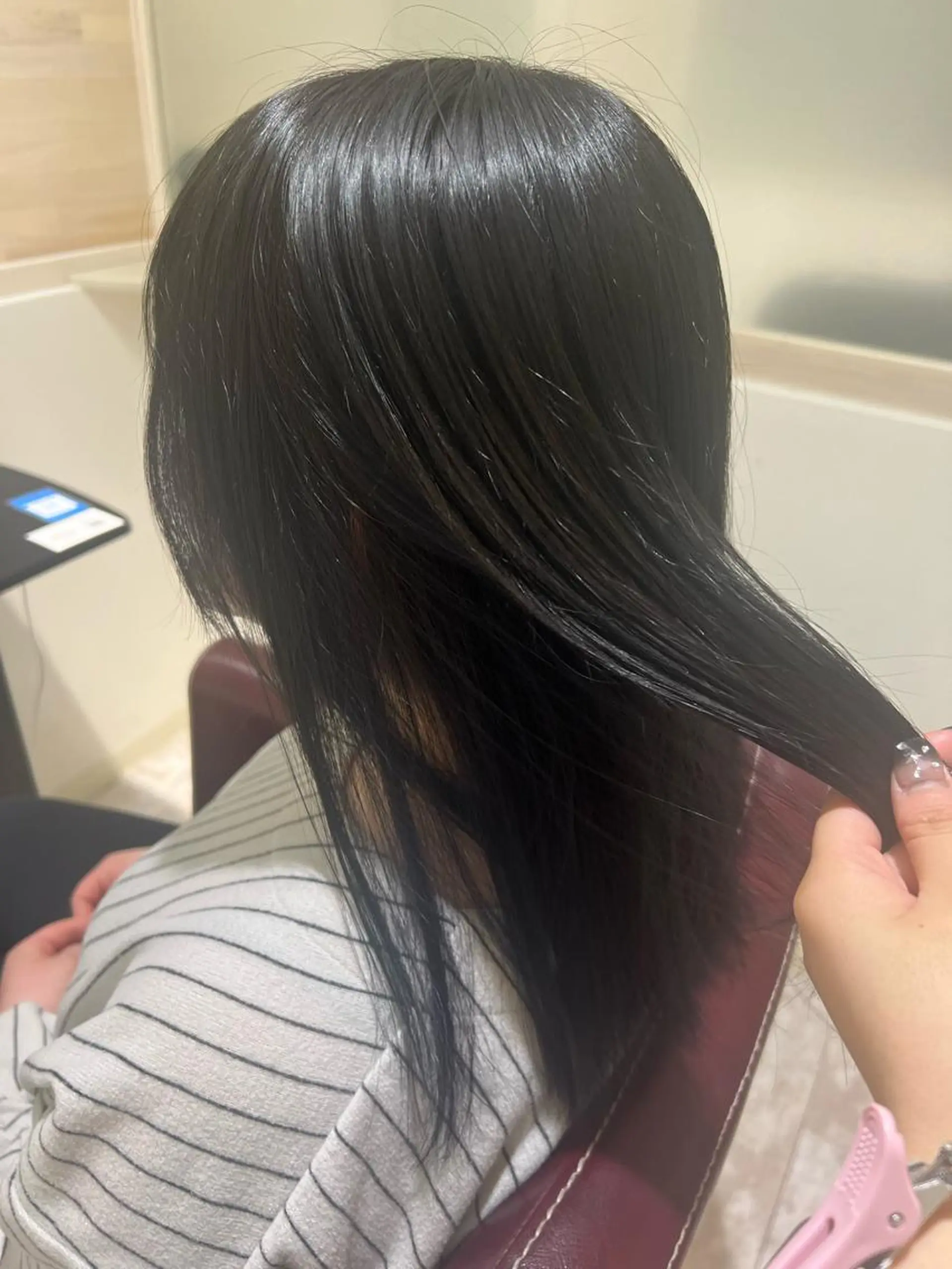 カラー ブルーカラー ブルージュ グレージュ シルバー シルバーグレージュ ヘアカラー 縮毛矯正 トリートメント 🥣🫧‪艶カラー 🦋アカマ ミユ🦋のヘアスタイル