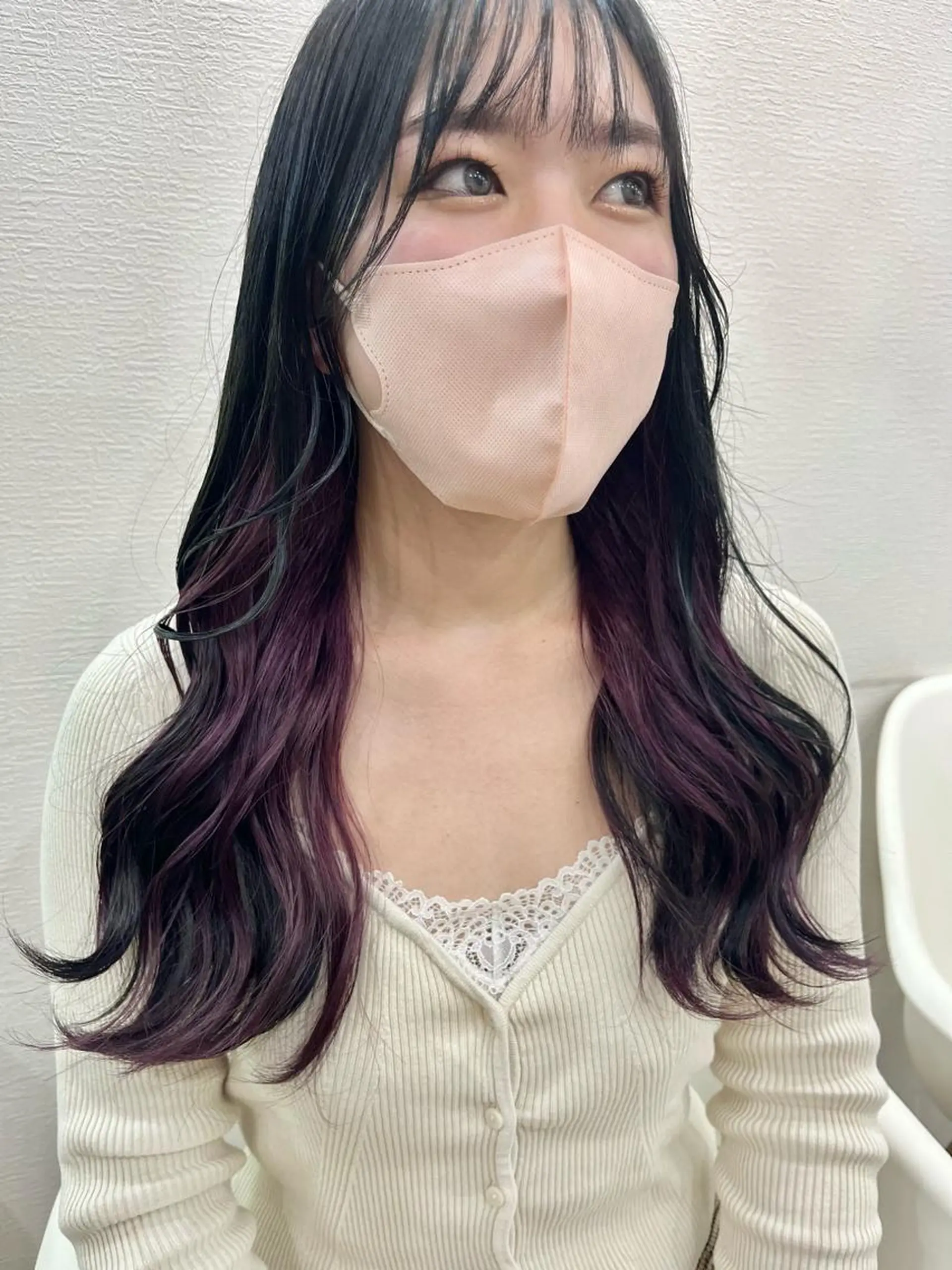 ロング カラー カット ヘアカラー トリートメント 🌼sunc HINAMI🌼のヘアスタイル