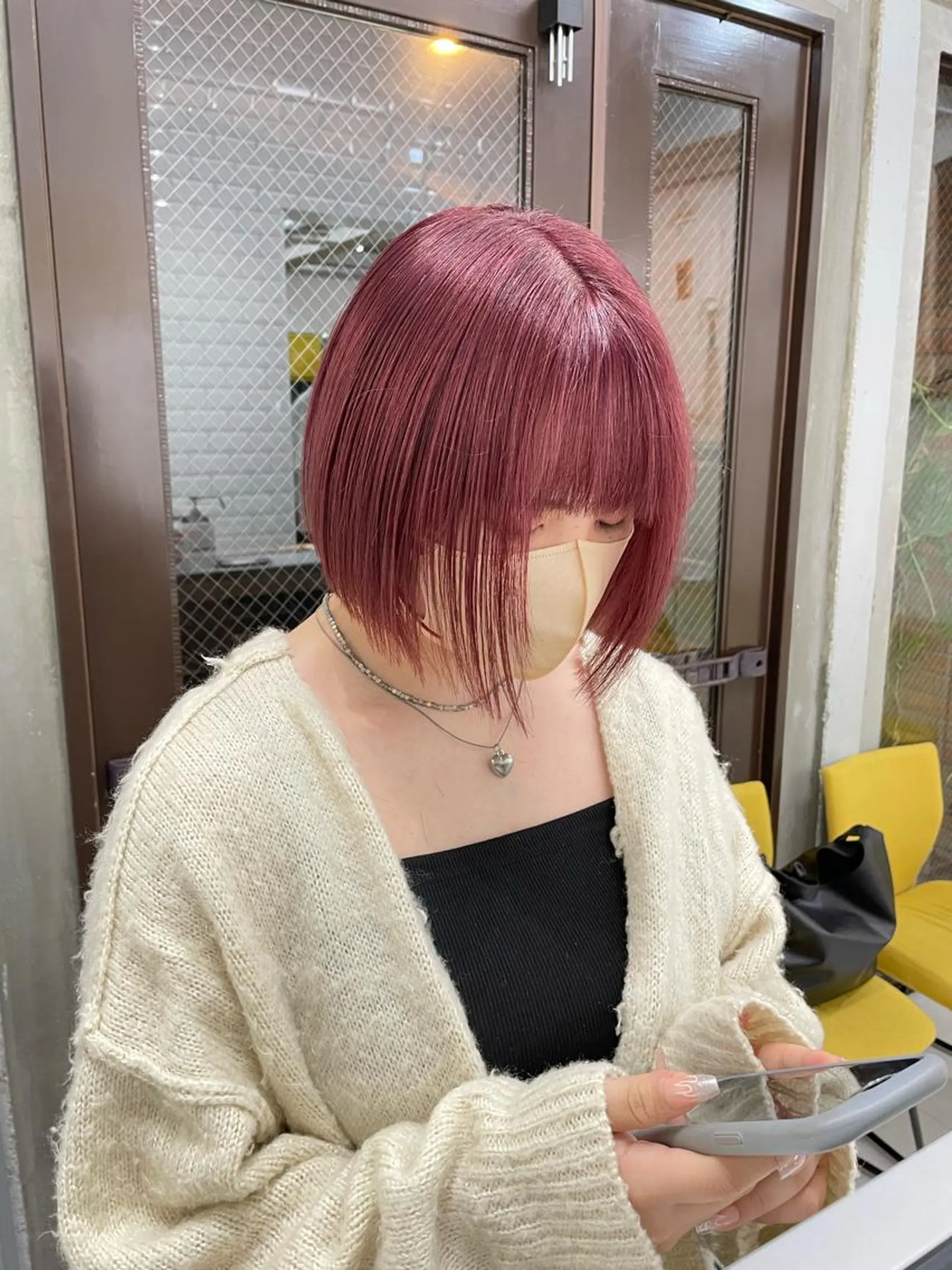 ショート カラー アッシュ ベージュカラー ブリーチ ブラウンカラー グレージュ 当日予約大歓迎💕/ Chisatoのヘアスタイル