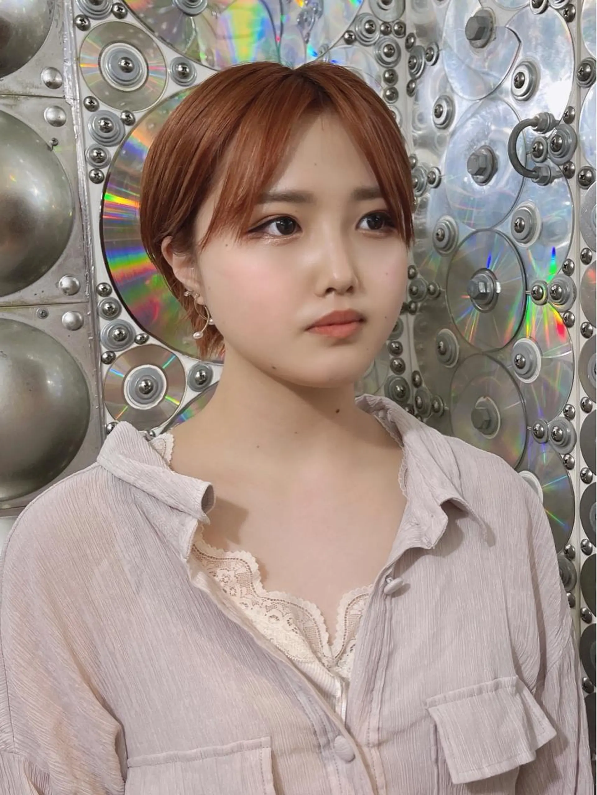 ショート カラー ヘアアレンジ オレンジ ショートヘア haco+所属・🌈派手髪エクステ ブレイズ🌈ひろとのヘアスタイル