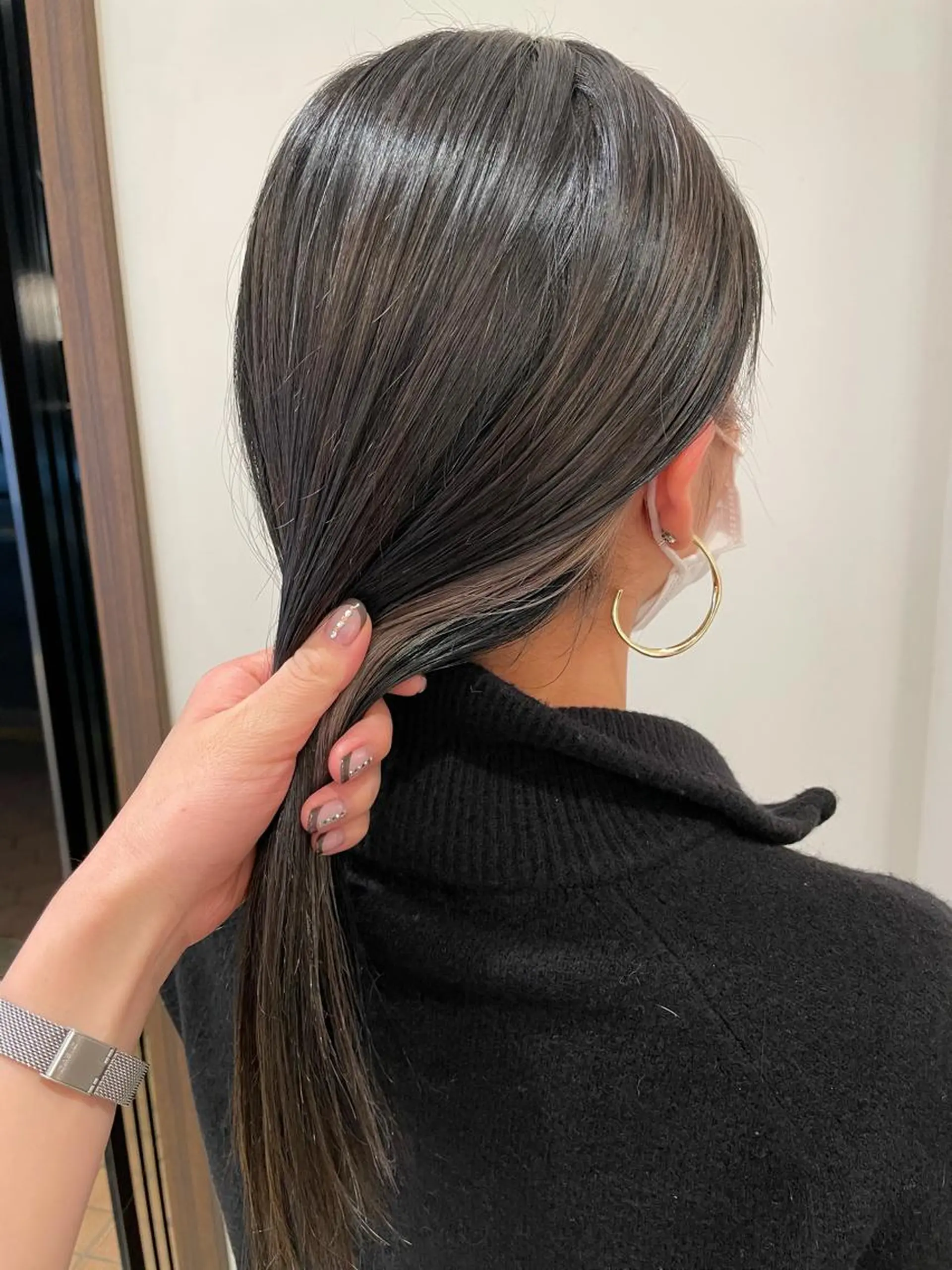 ロング アッシュ 髪質改善 トリートメント 韓国風ヘア♡ runaのヘアスタイル