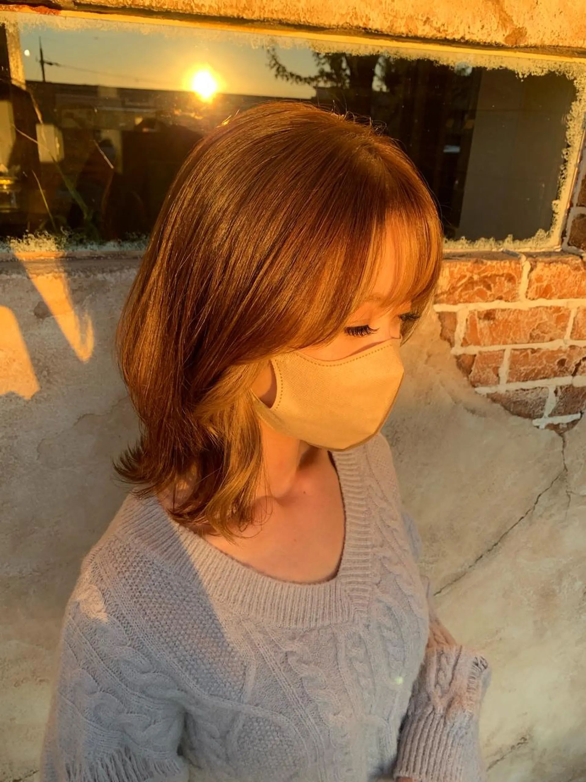 ミディアム anno hair salon所属・艶カラー/ Nanamiのヘアスタイル