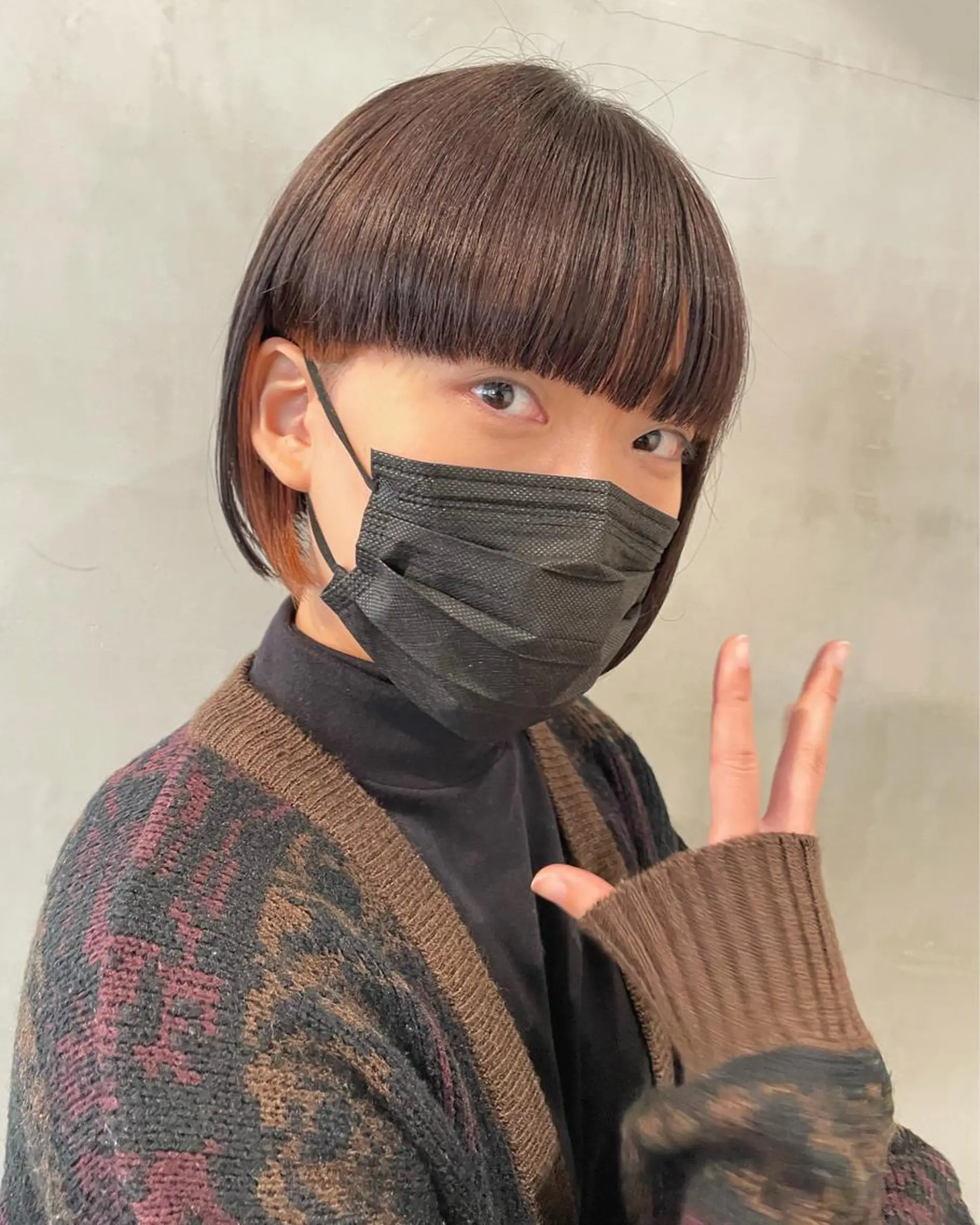 ショート カット トリートメント 優 作のヘアスタイル