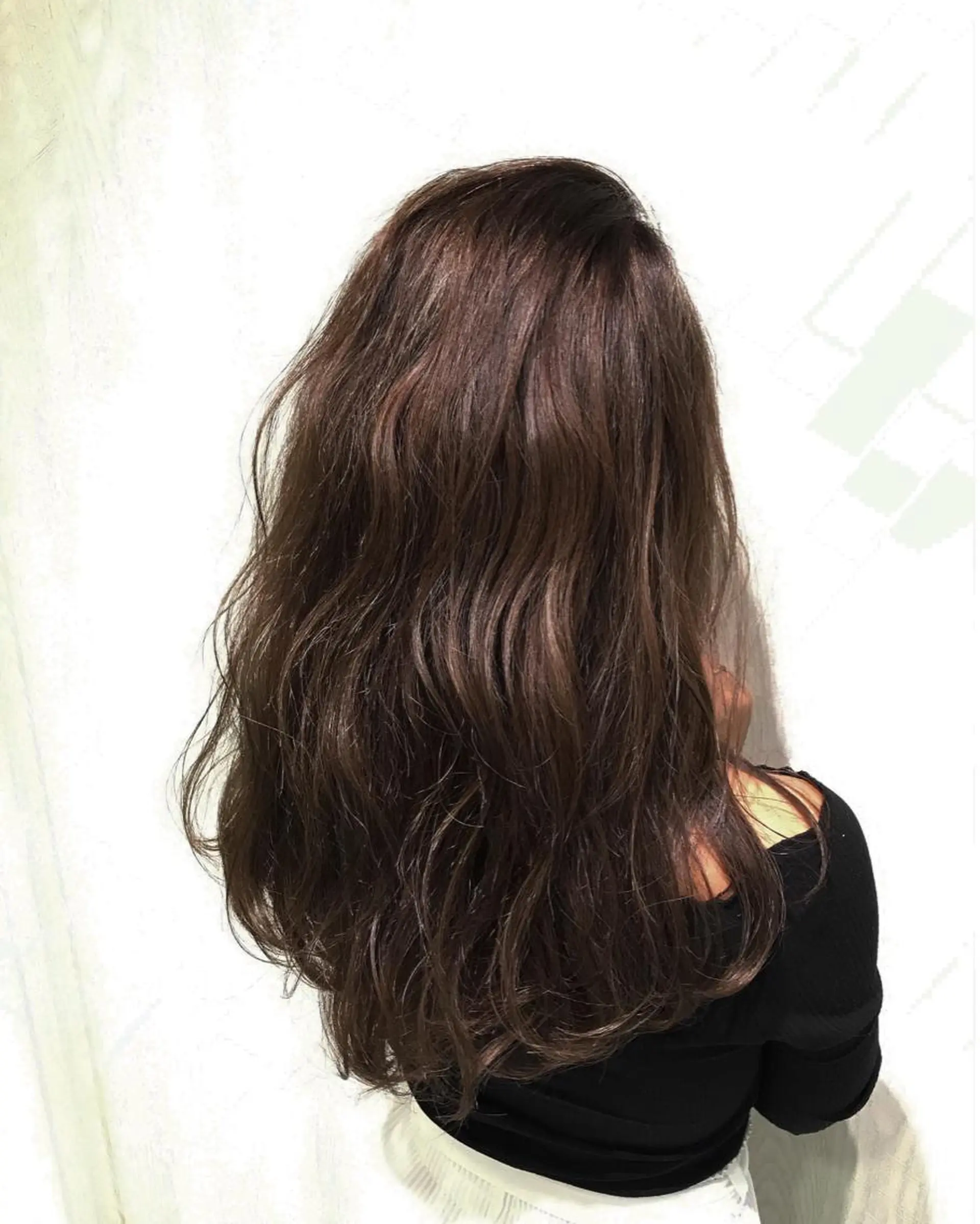 セミロング カラー イルミナカラー バイオレットカラー chiyo yasuのヘアスタイル