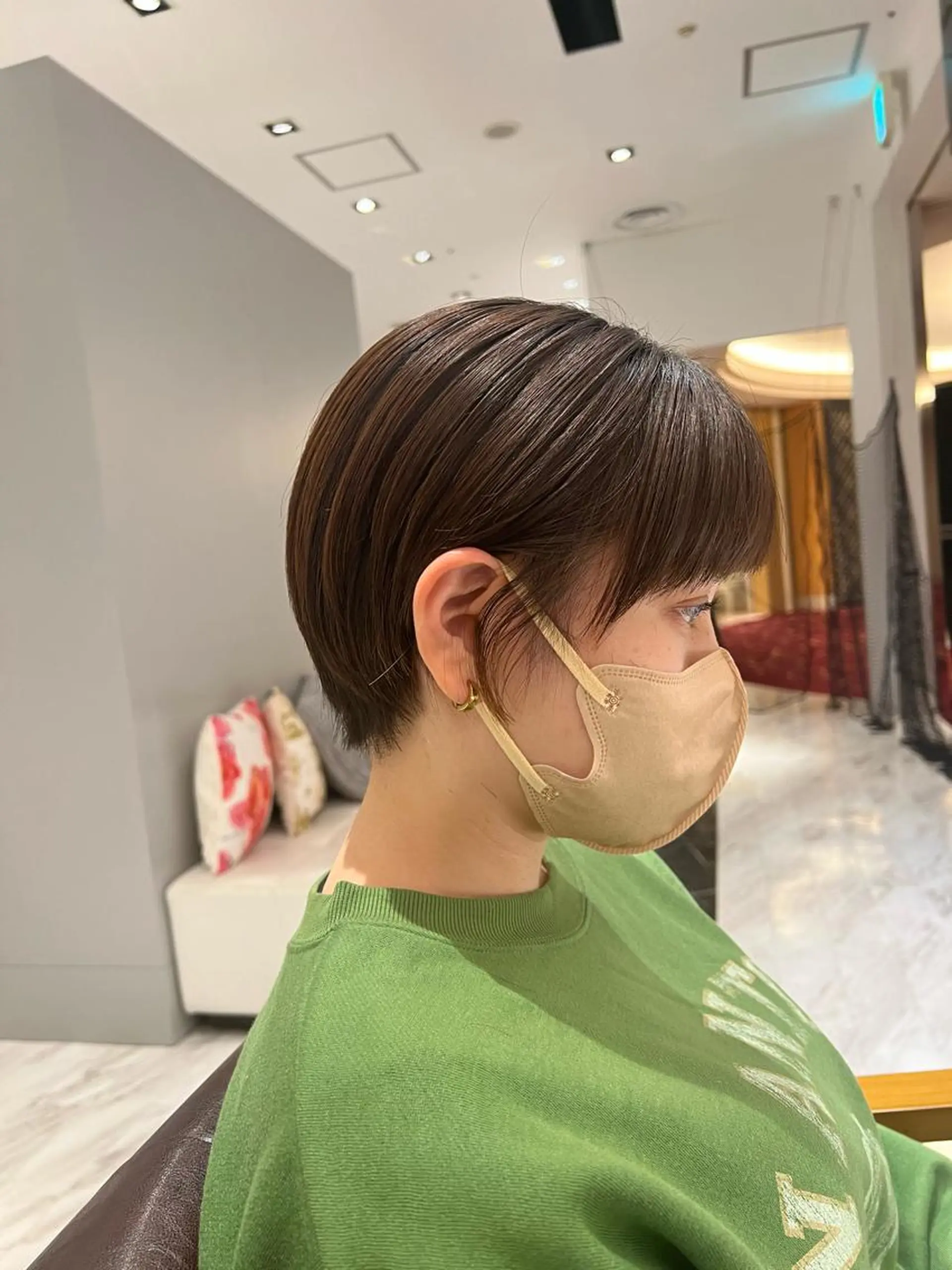 ショート ショートヘア 浦﨑 笑美里のヘアスタイル