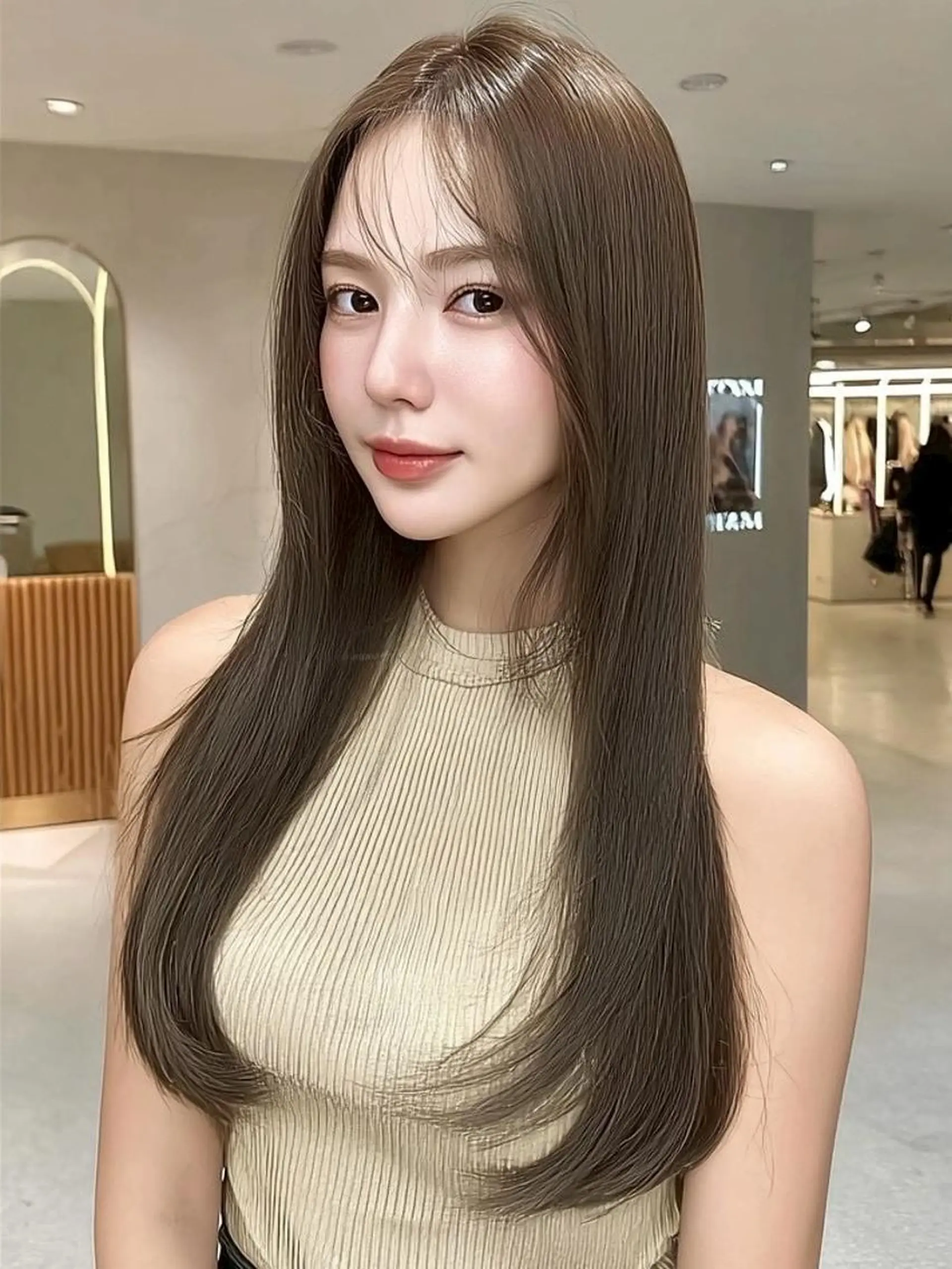 パーマ 切りっぱなしボブ ショートボブ ボブ 髪質改善 縮毛矯正 ✨髪質改善ストレート ✨/ミヤビのヘアスタイル