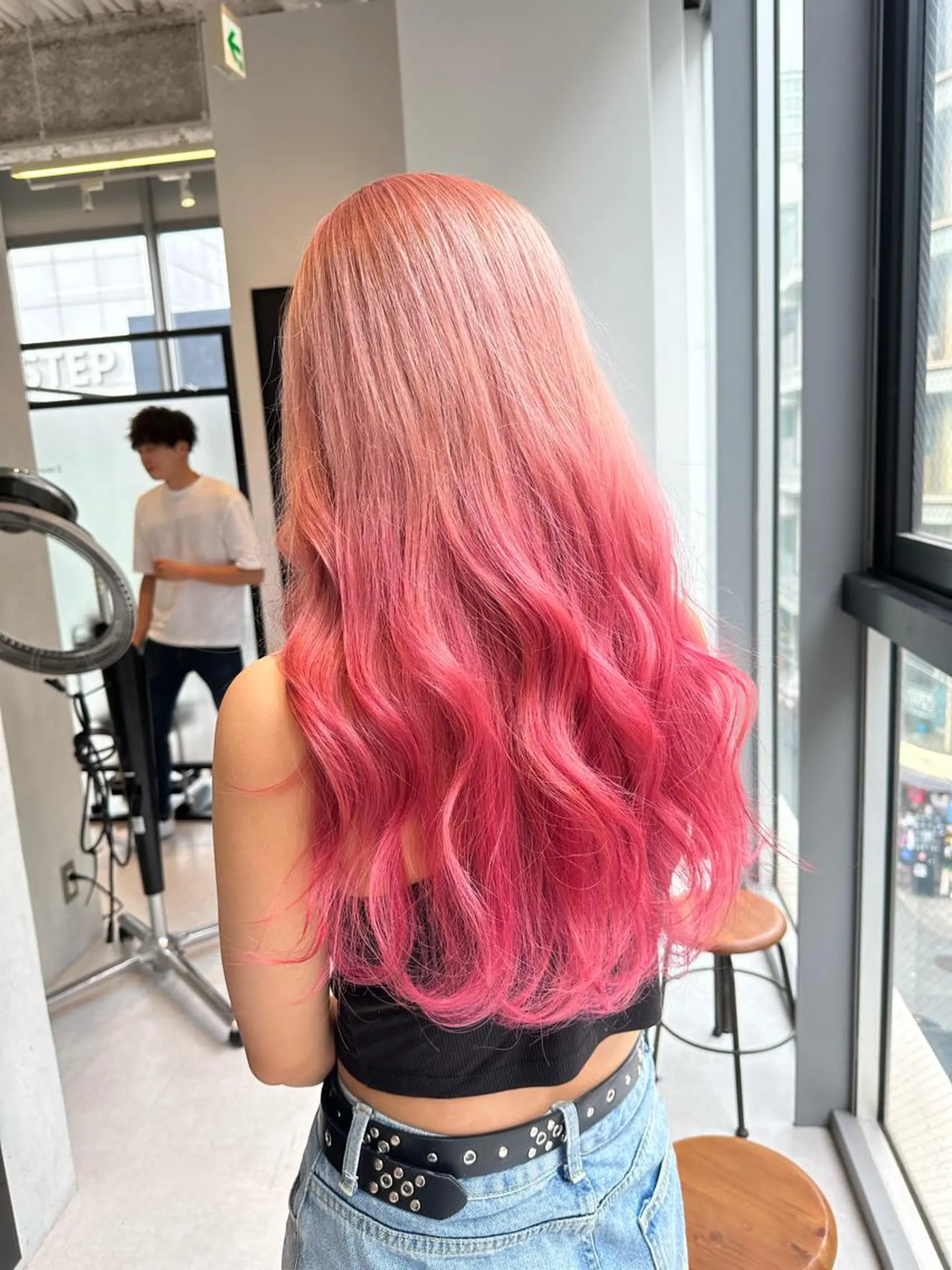 ロング カラー カット ヘアカラー トリートメント 佐々木 好乃のヘアスタイル