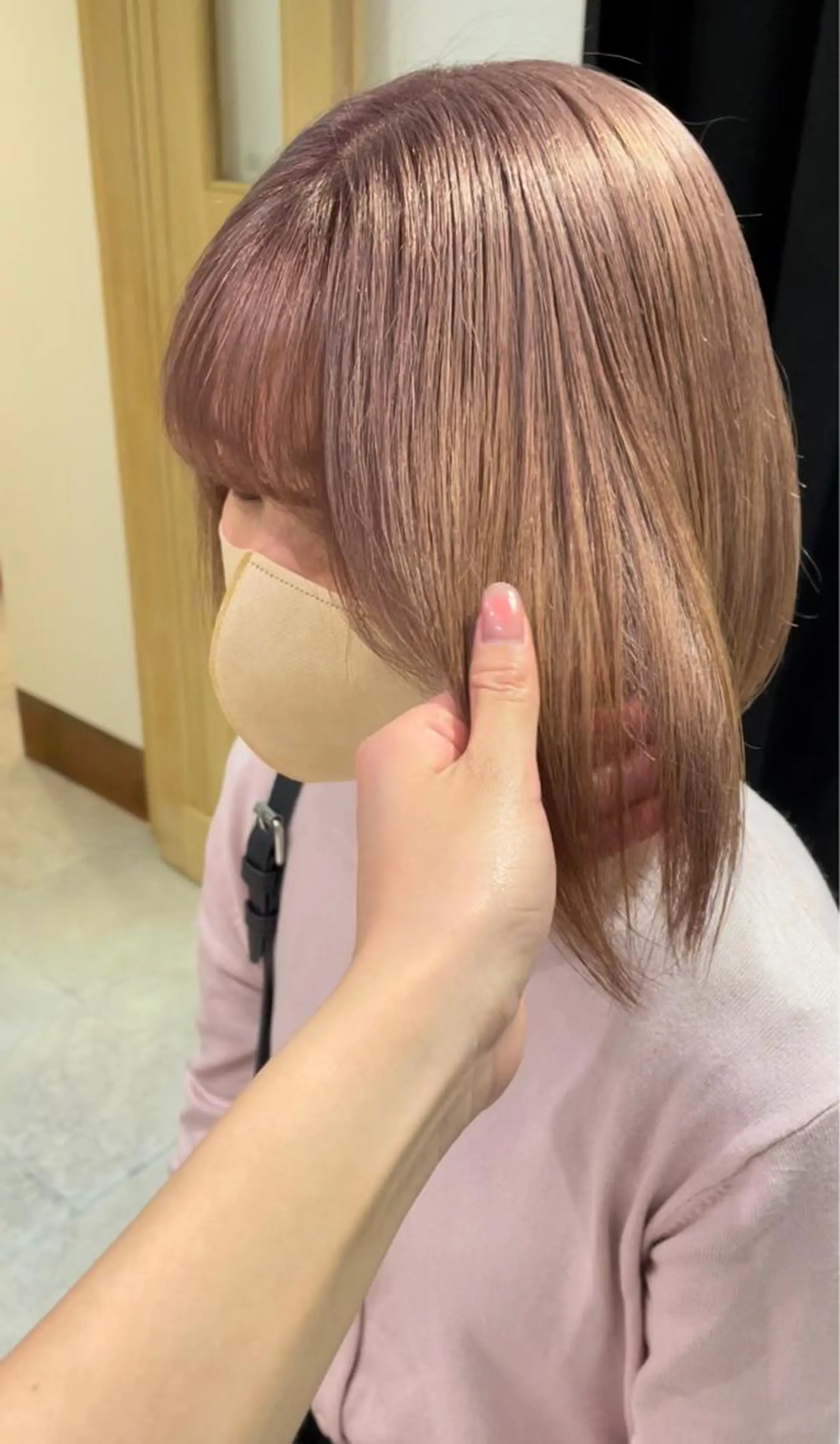 ショート カラー ネイル 𝗺𝗶𝗸𝘂♡ 似合わせ🎀のヘアスタイル