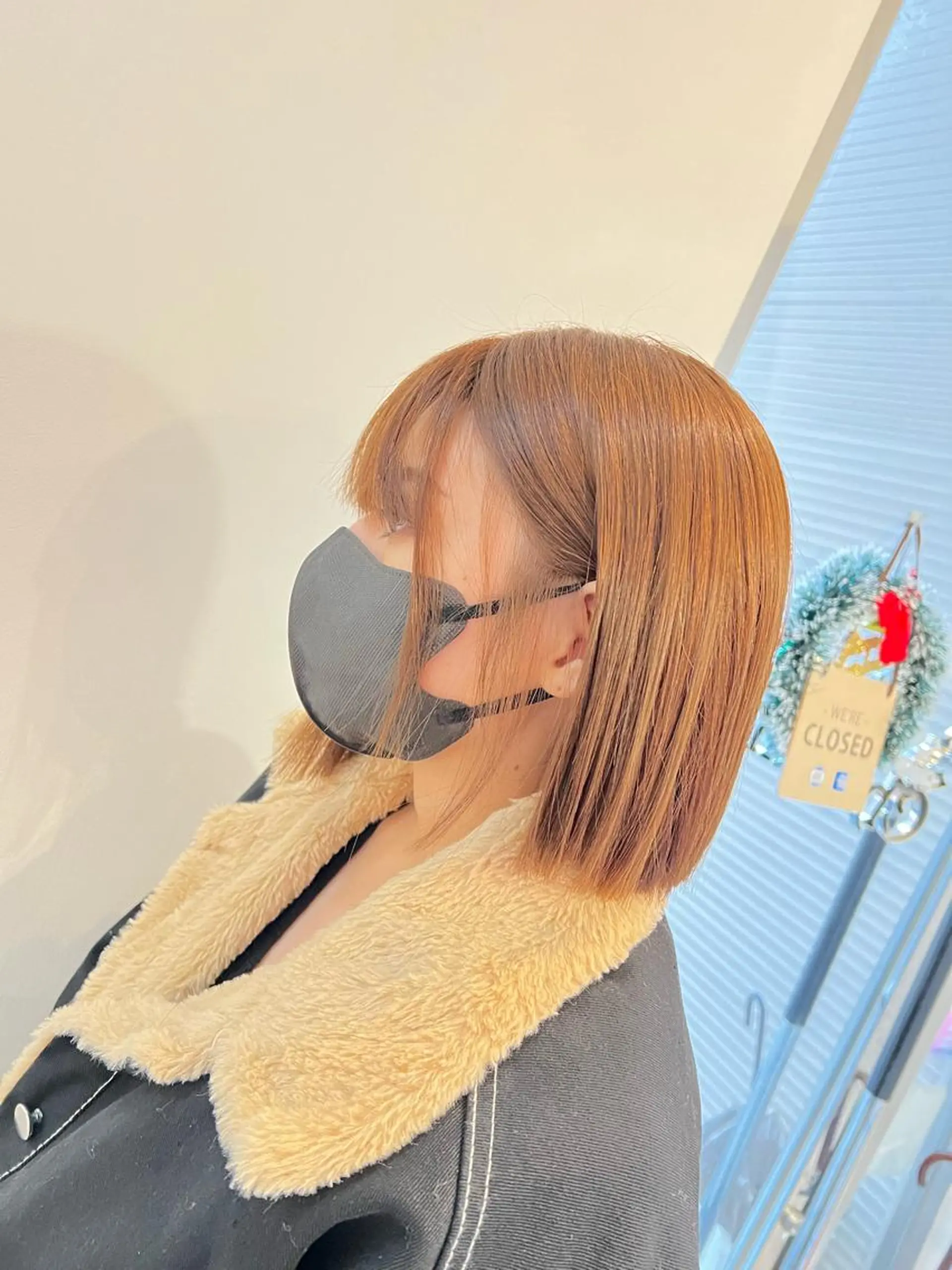 ミディアム カラー カット ヘアカラー APREKO SAYAKAのヘアスタイル