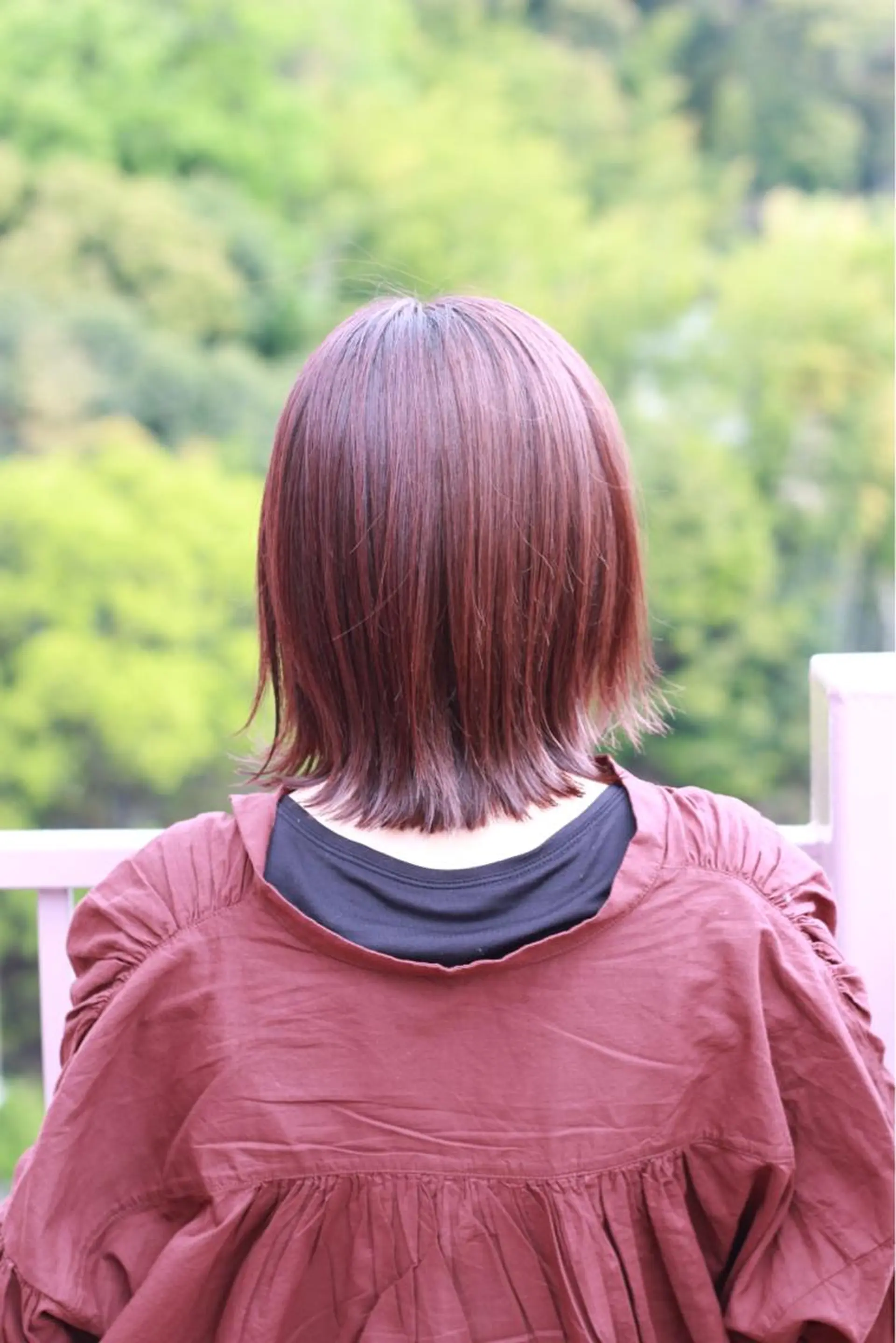 ミディアム カラー ピンクカラー カット ヘアカラー Viage （ビアージュ）のヘアスタイル