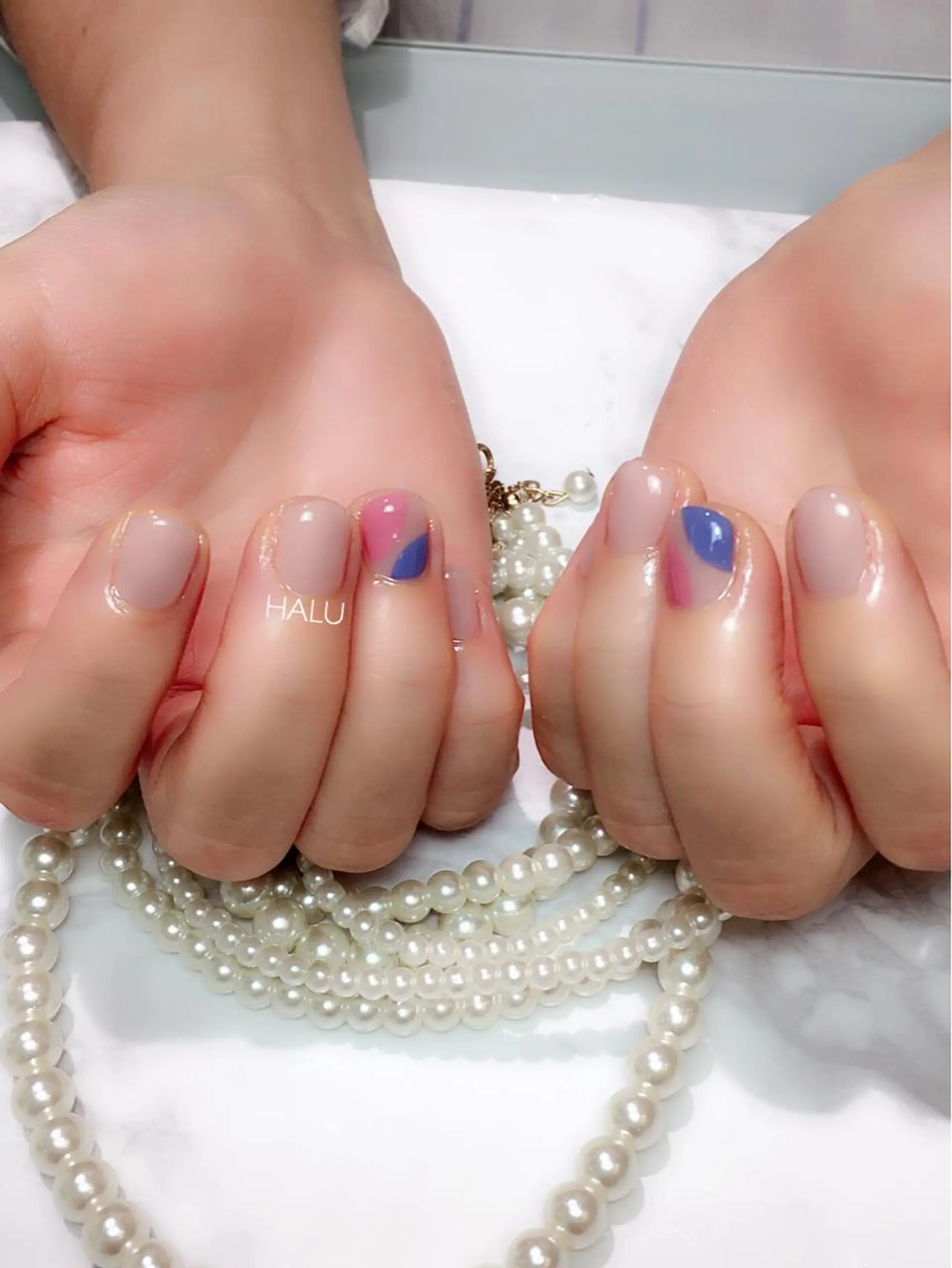 ネイル シンプルネイル HALU ハルのネイルデザイン