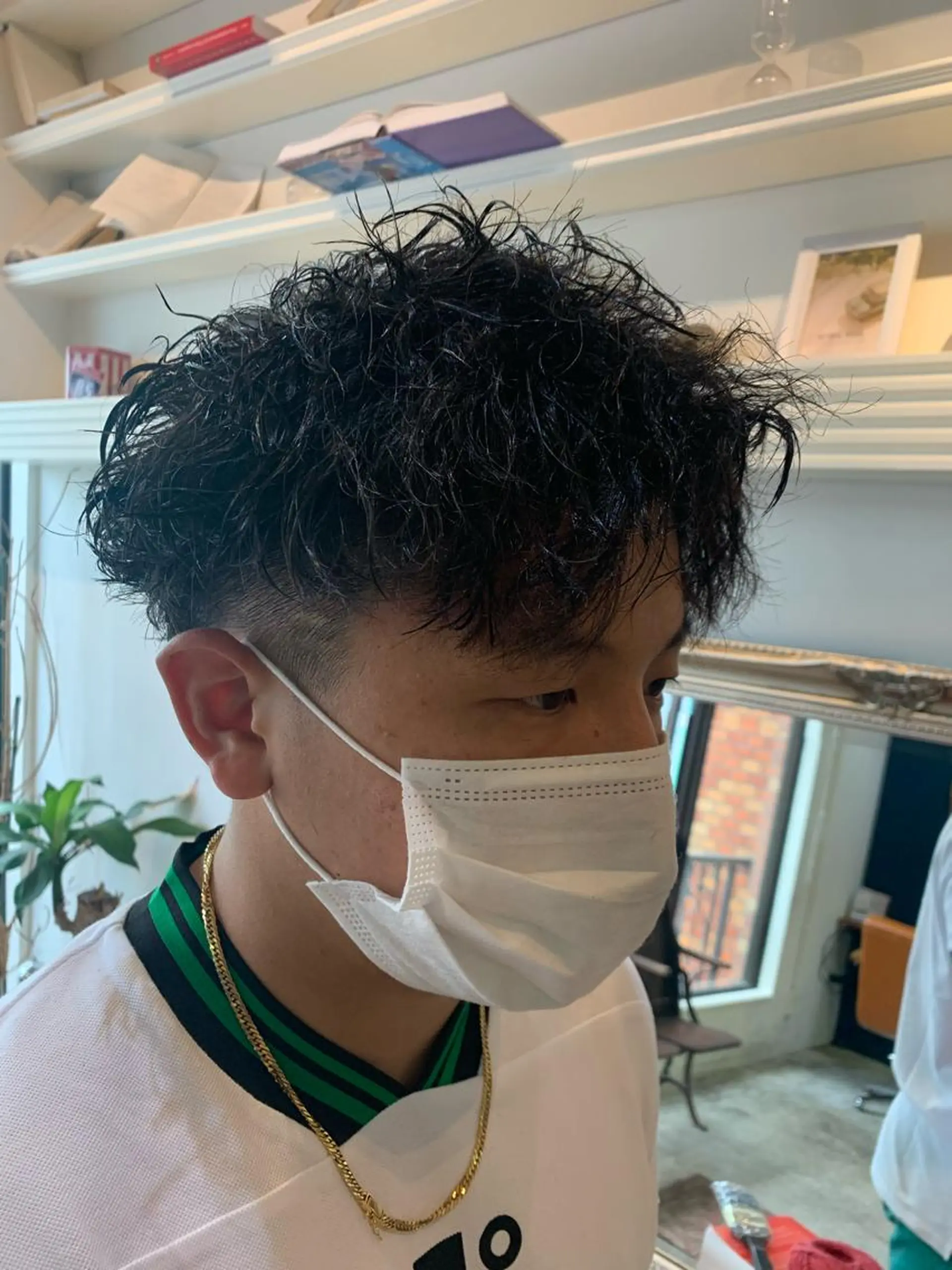 ショート ショートヘア ツイストパーマ カット パーマ トリートメント ヘッドスパ ヘアセット 山口 竣也のヘアスタイル