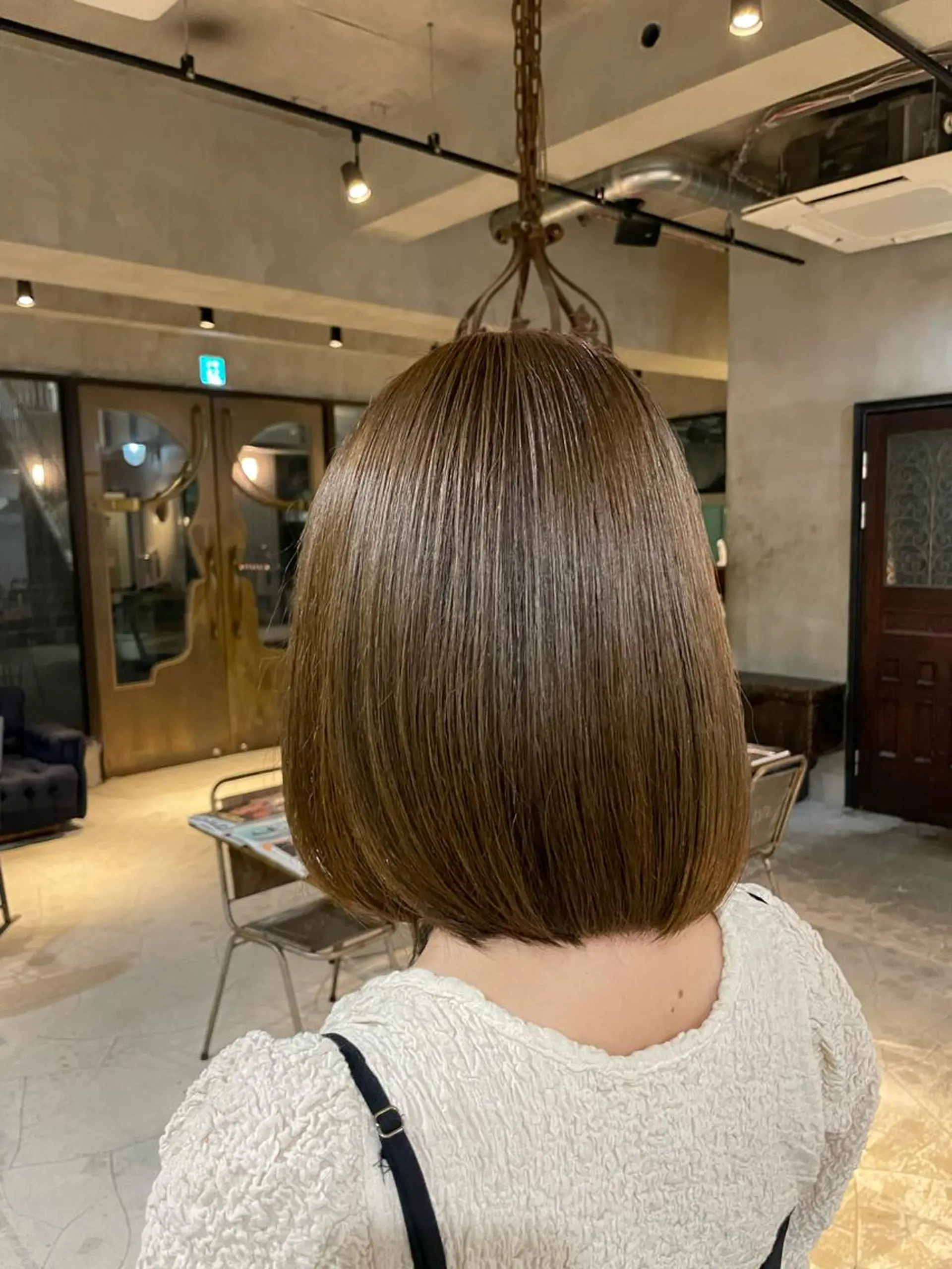 ショート カラー ベージュカラー オリーブベージュ 髪質改善 ヘアカラー トリートメント ヘアセット 🍀艶髪・透明感🍀 TATSUKIのヘアスタイル