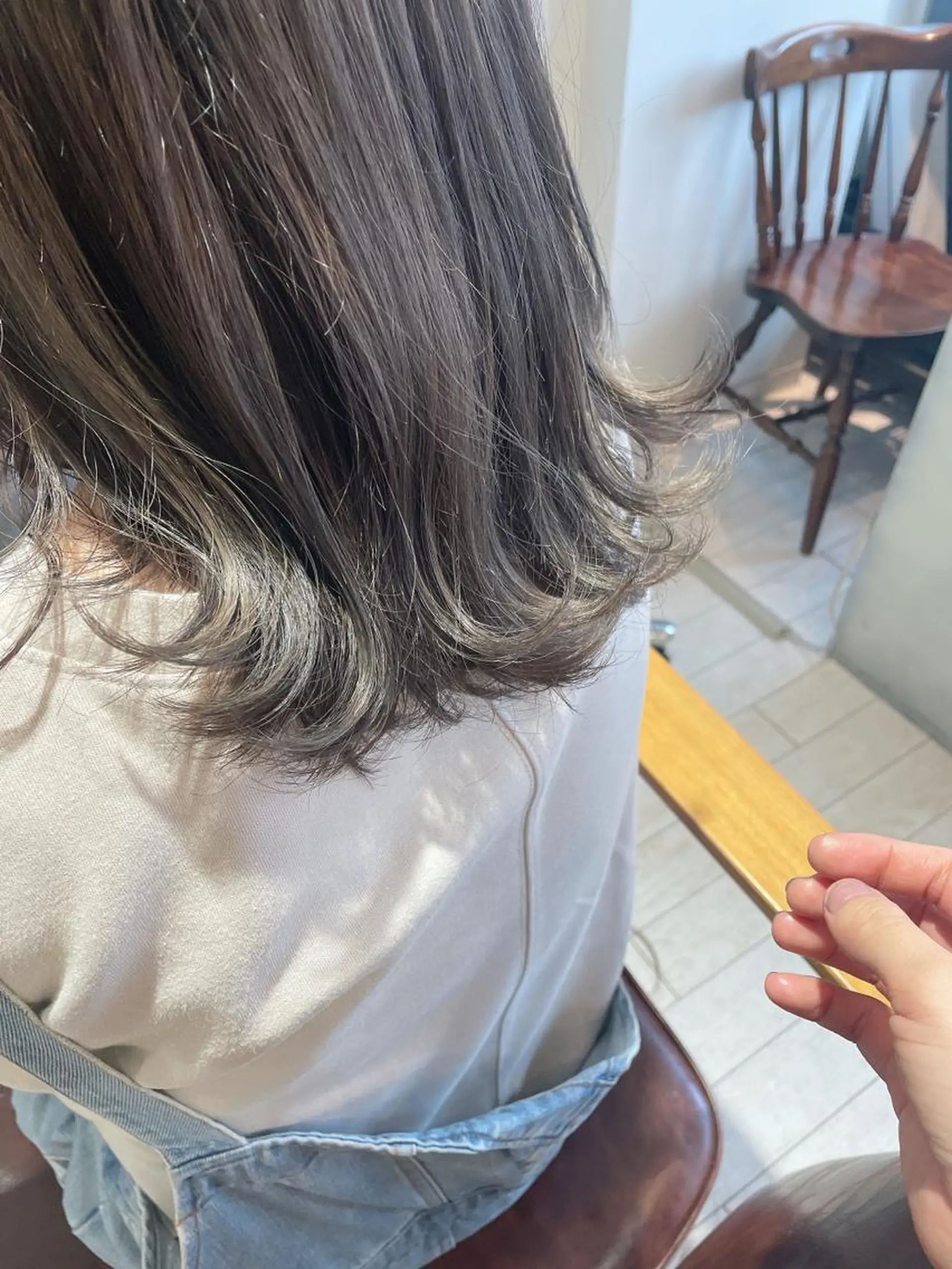ミディアム カット ヘアカラー トリートメント ヘアセット ヤマモト マイのヘアスタイル