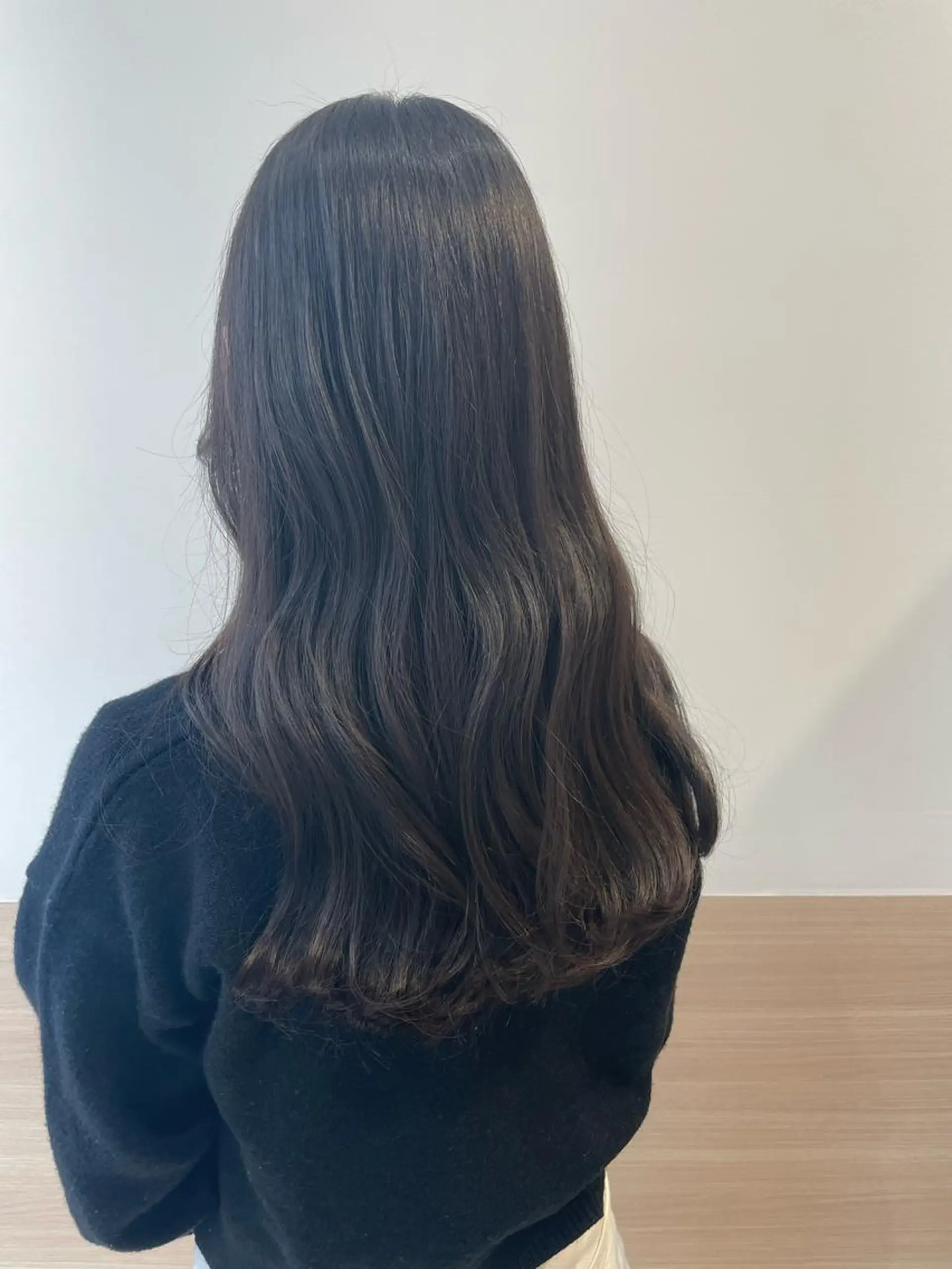 ロング カラー ブラウンカラー ケアカラー ピンクカラー ピンクブラウン ロング カット GO TODAY SHAiRE SALON所属・天野 瑠真のヘアスタイル