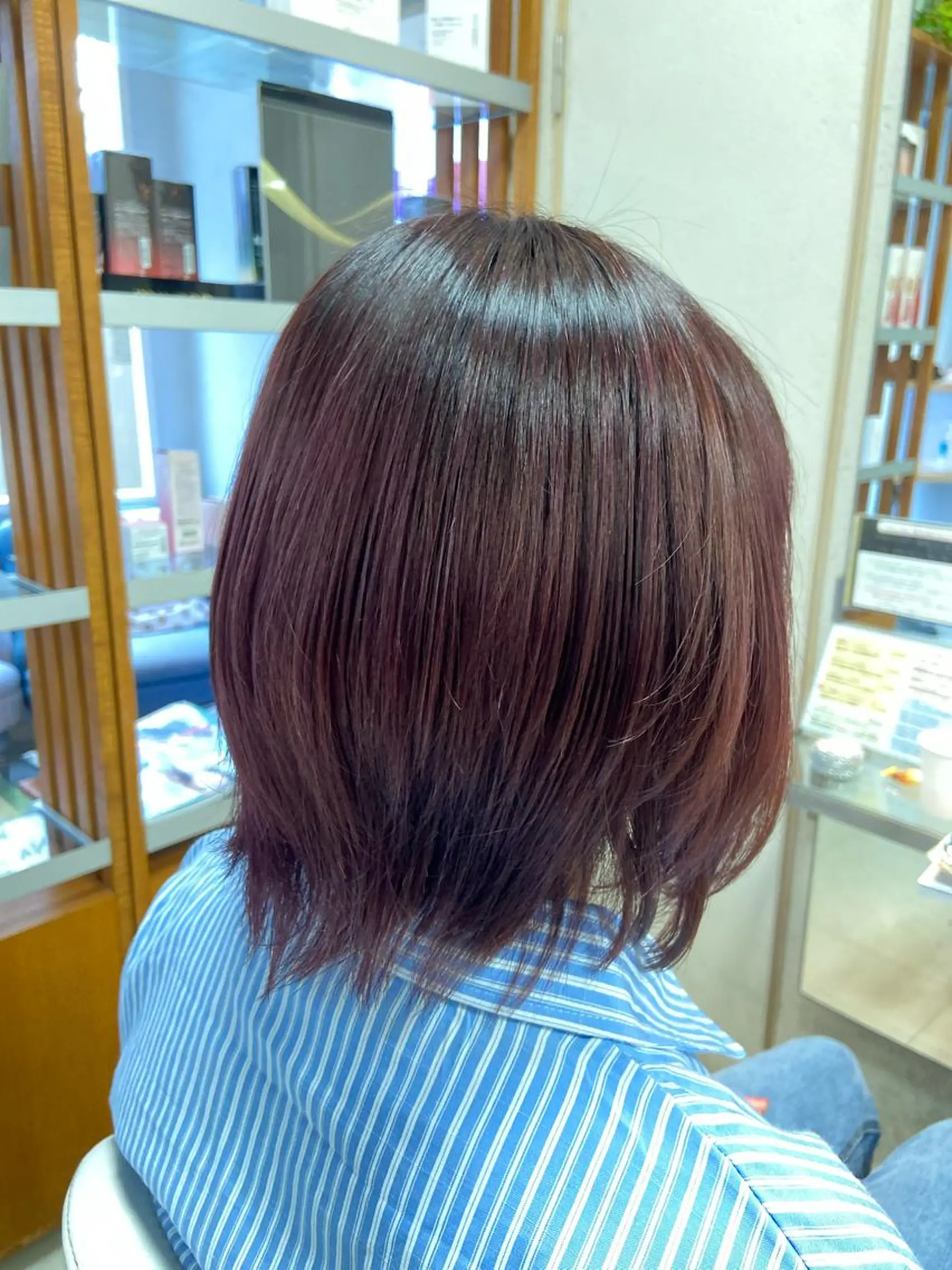 ミディアム カラー ブリーチ グラデーションカラー ヘアカラー トリートメント 菊地 美憂のヘアスタイル