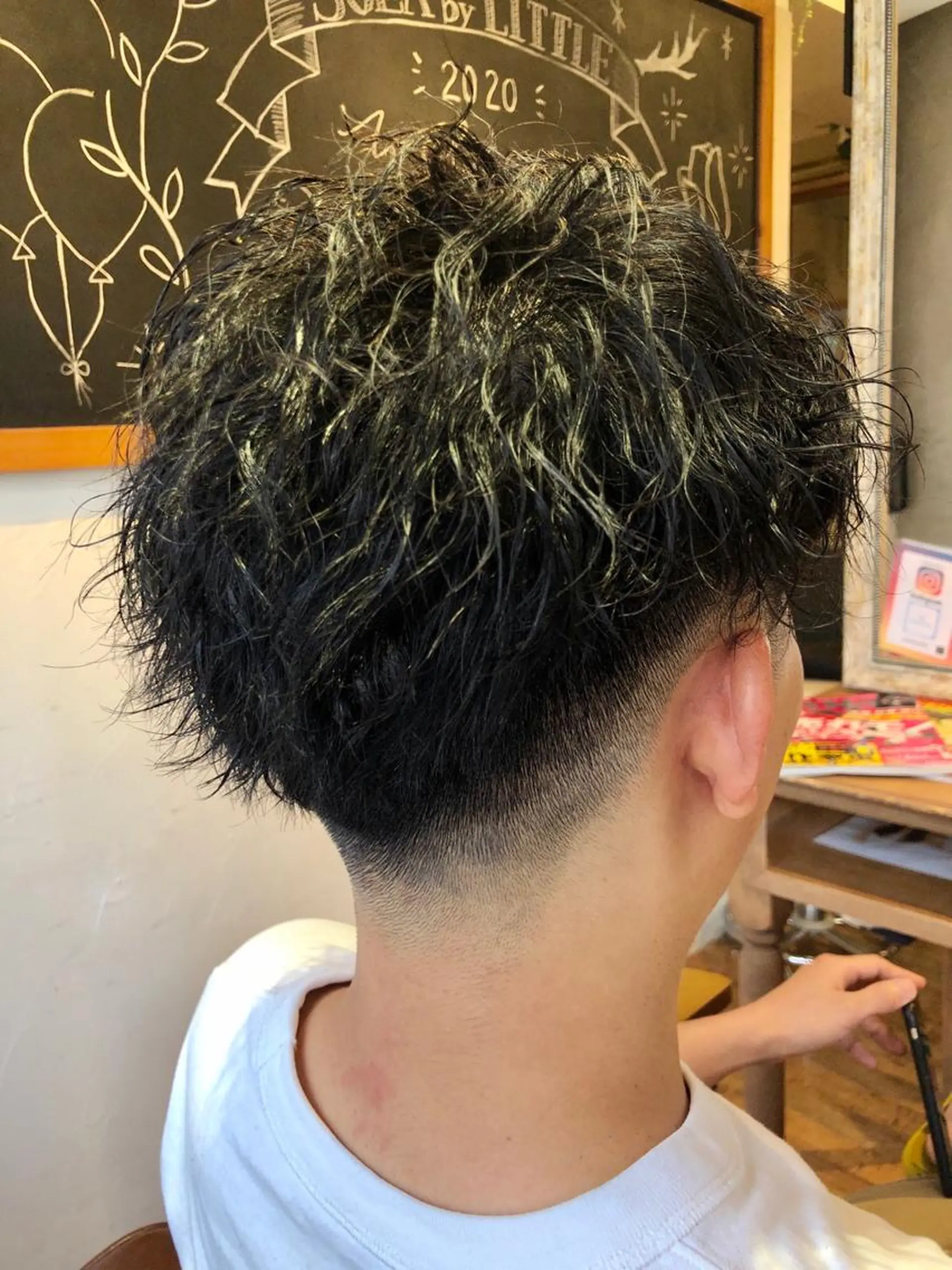 パーマ メンズ フェードカット メンズパーマ ツイストスパイラルパーマ スパイラルパーマ Laf.【ラフ］北坂戸駅前所属・🌈New Open Laf.🌈奥居伸輔のヘアスタイル