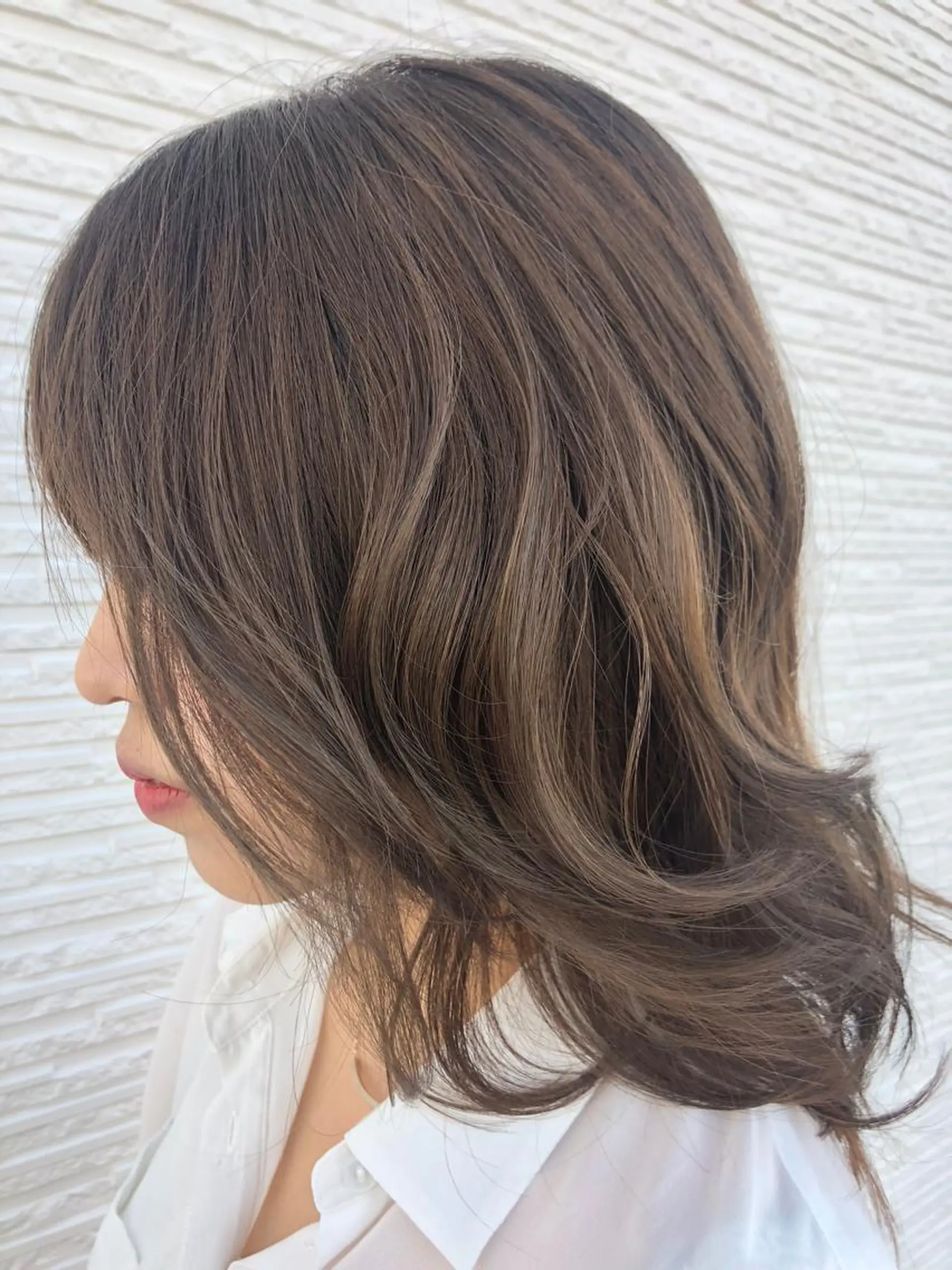 ロング 西川 仁のヘアスタイル