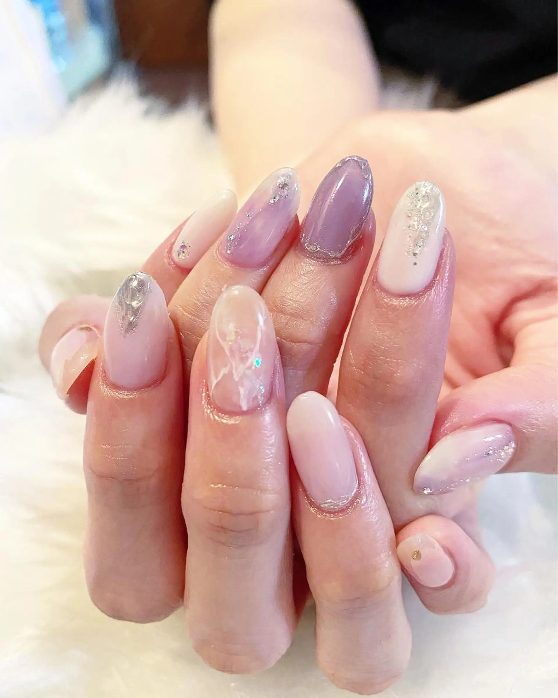 ネイル crystal ⭐︎ colorのネイルデザイン