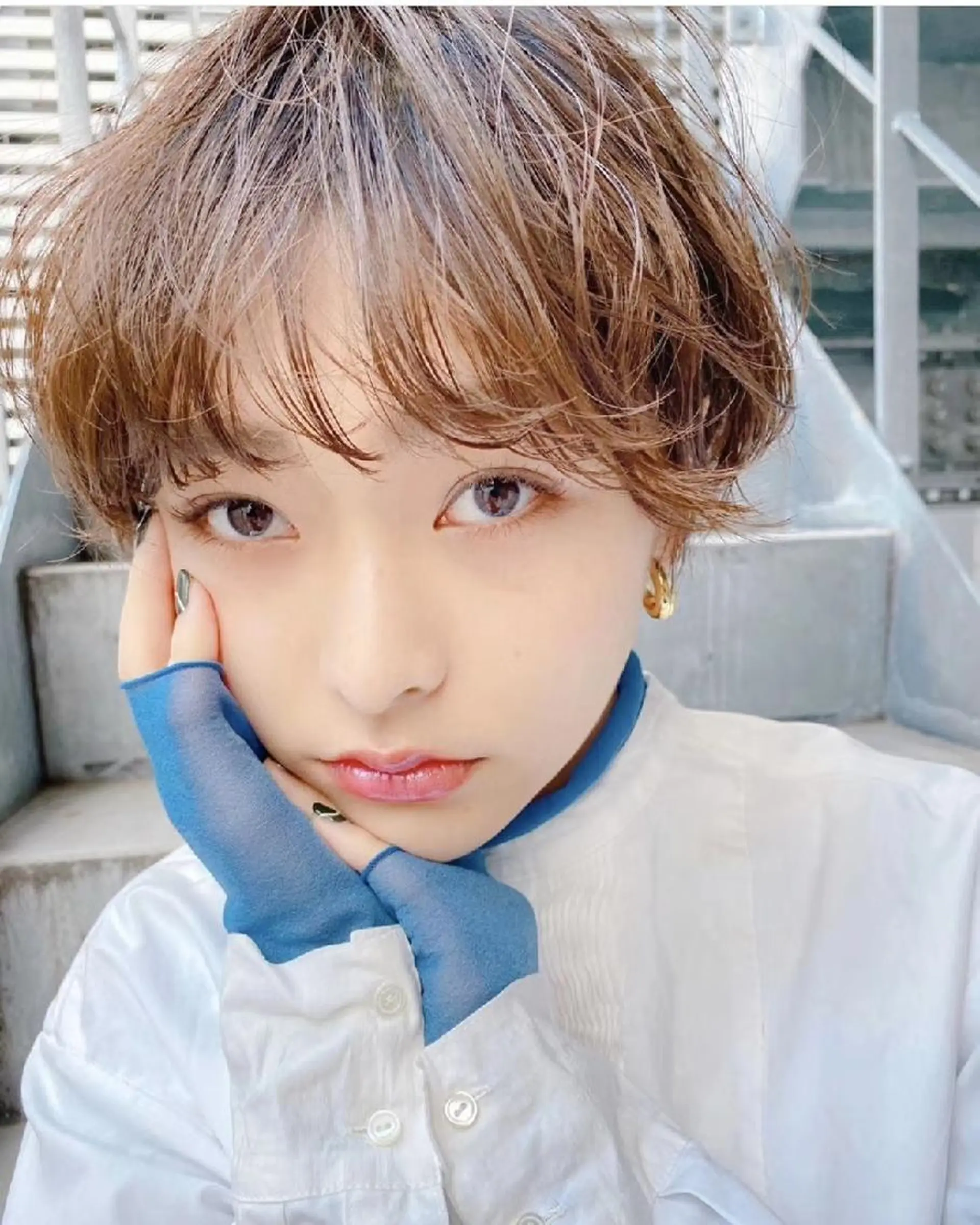 ショート カラー u hair所属・こばやし ももこのヘアスタイル