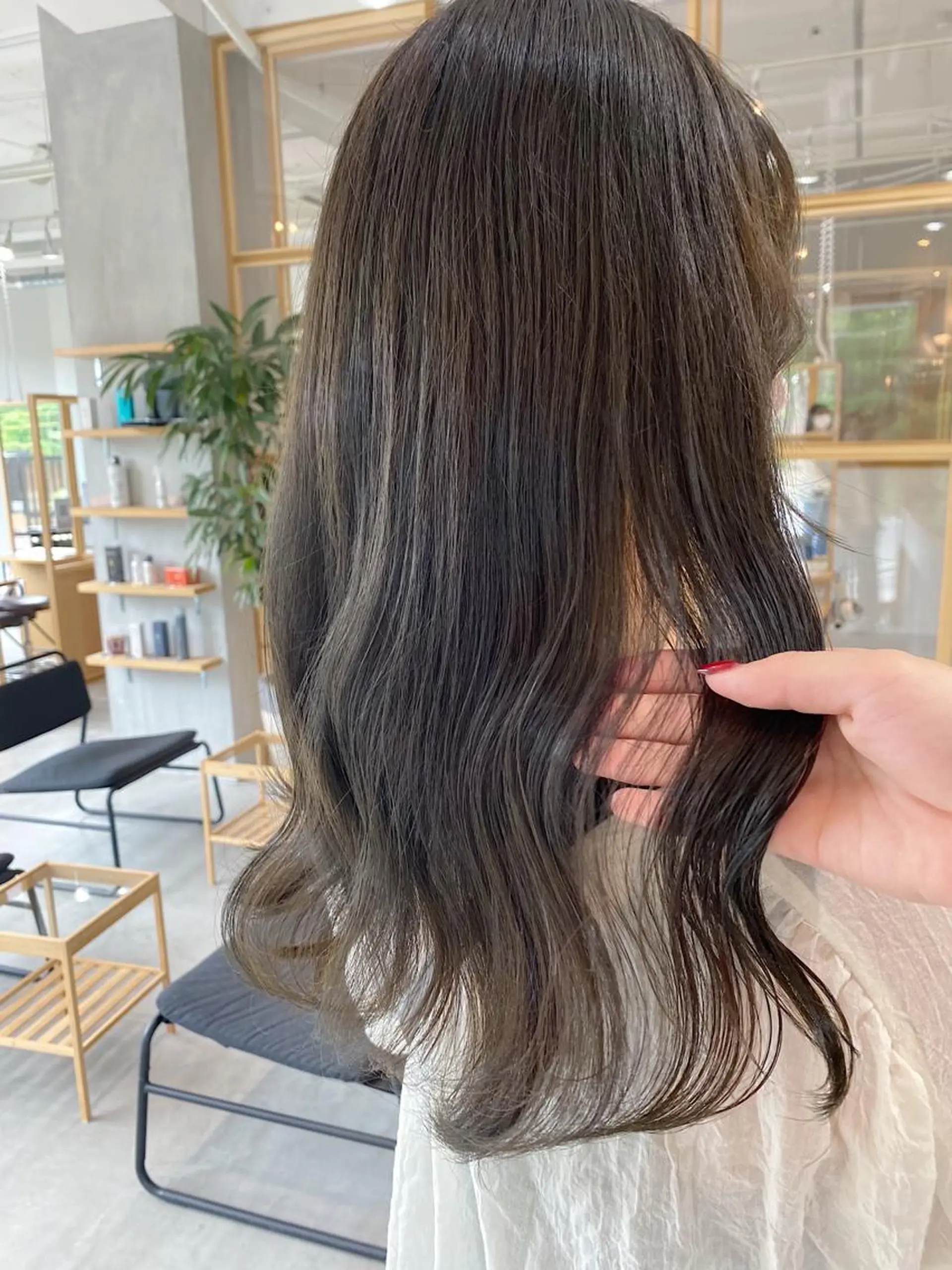 ロング ヘアカラー トリートメント ヘッドスパ 🌼FERIA梅田 shiho🌼のヘアスタイル