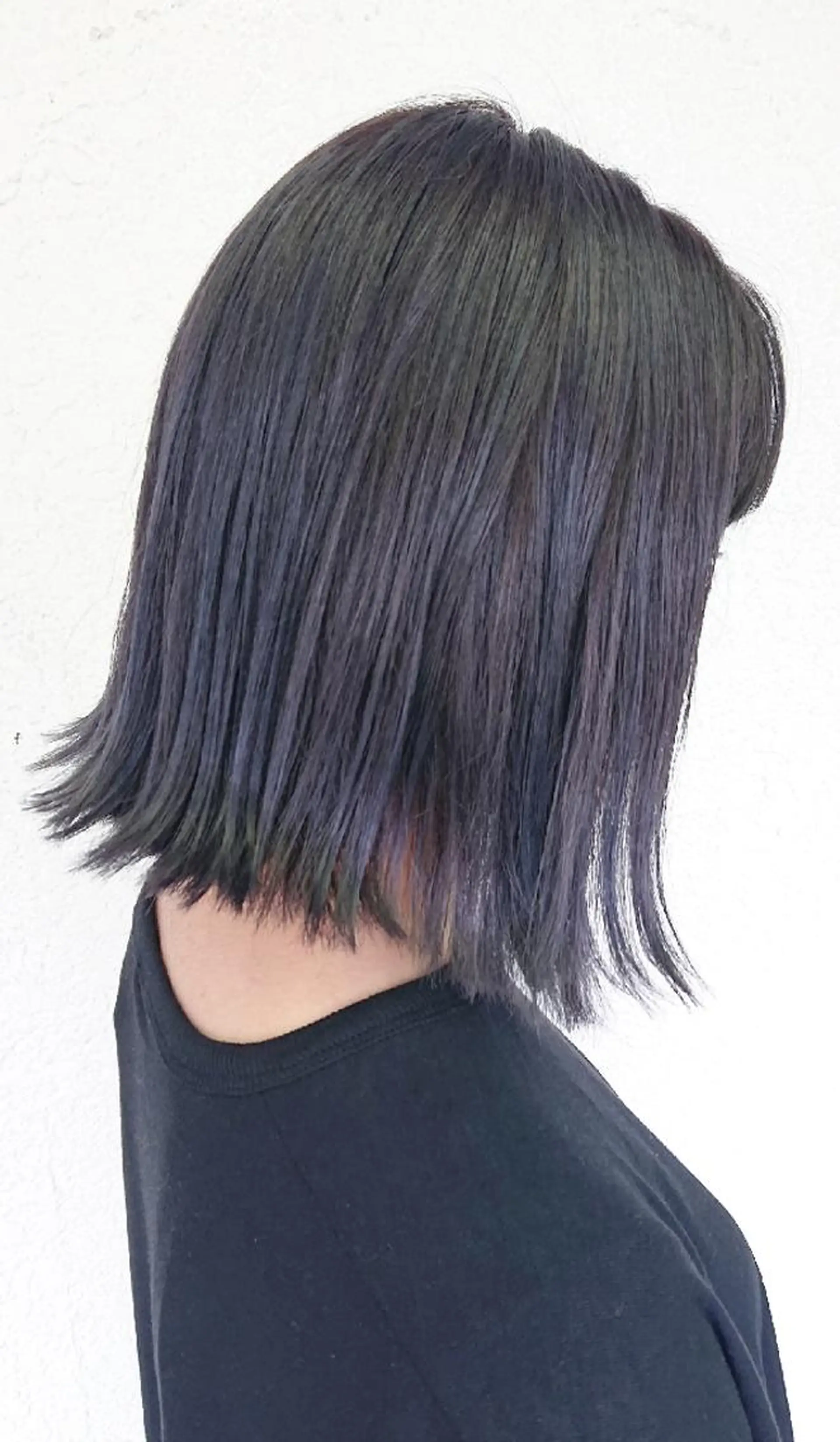 ミディアム カラー 切りっぱなしボブ ボブ ACROあべの店所属・艶カラー/インナー /グラデ/大西小百合のヘアスタイル