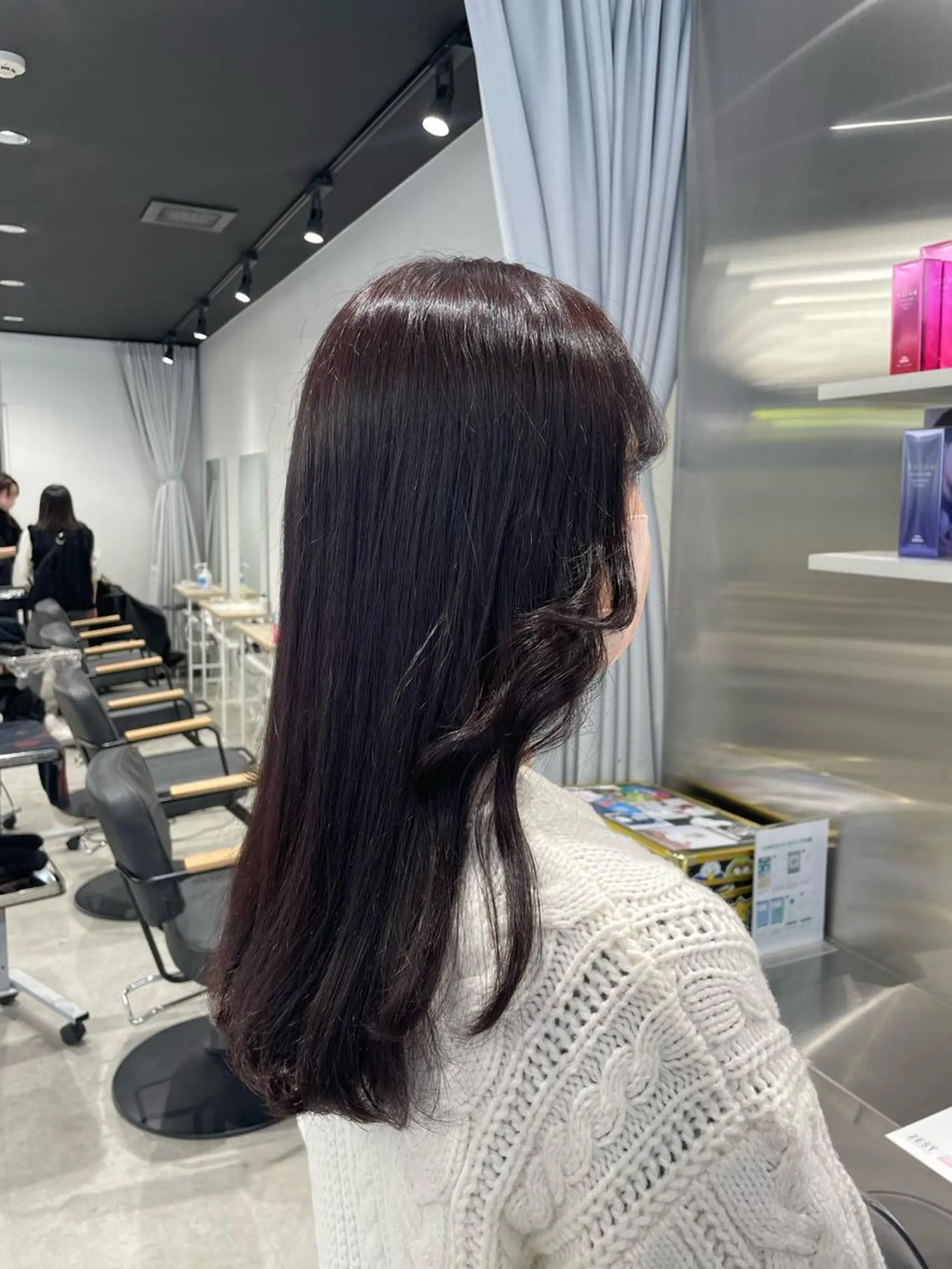セミロング カラー ヘアカラー 🧁はるひ/ ZEST八王子🟡のヘアスタイル