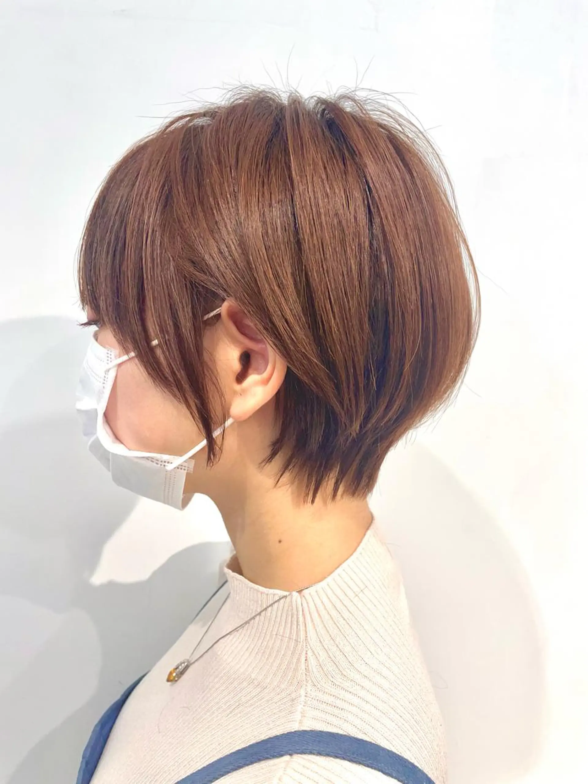 ショート 丸みショート ショートヘア カット ヘアカラー トリートメント RAYGLOW by HEADLIGHT ひたちなか店所属・ナチュラル/ボブ/ レイヤー/後藤健吾のヘアスタイル